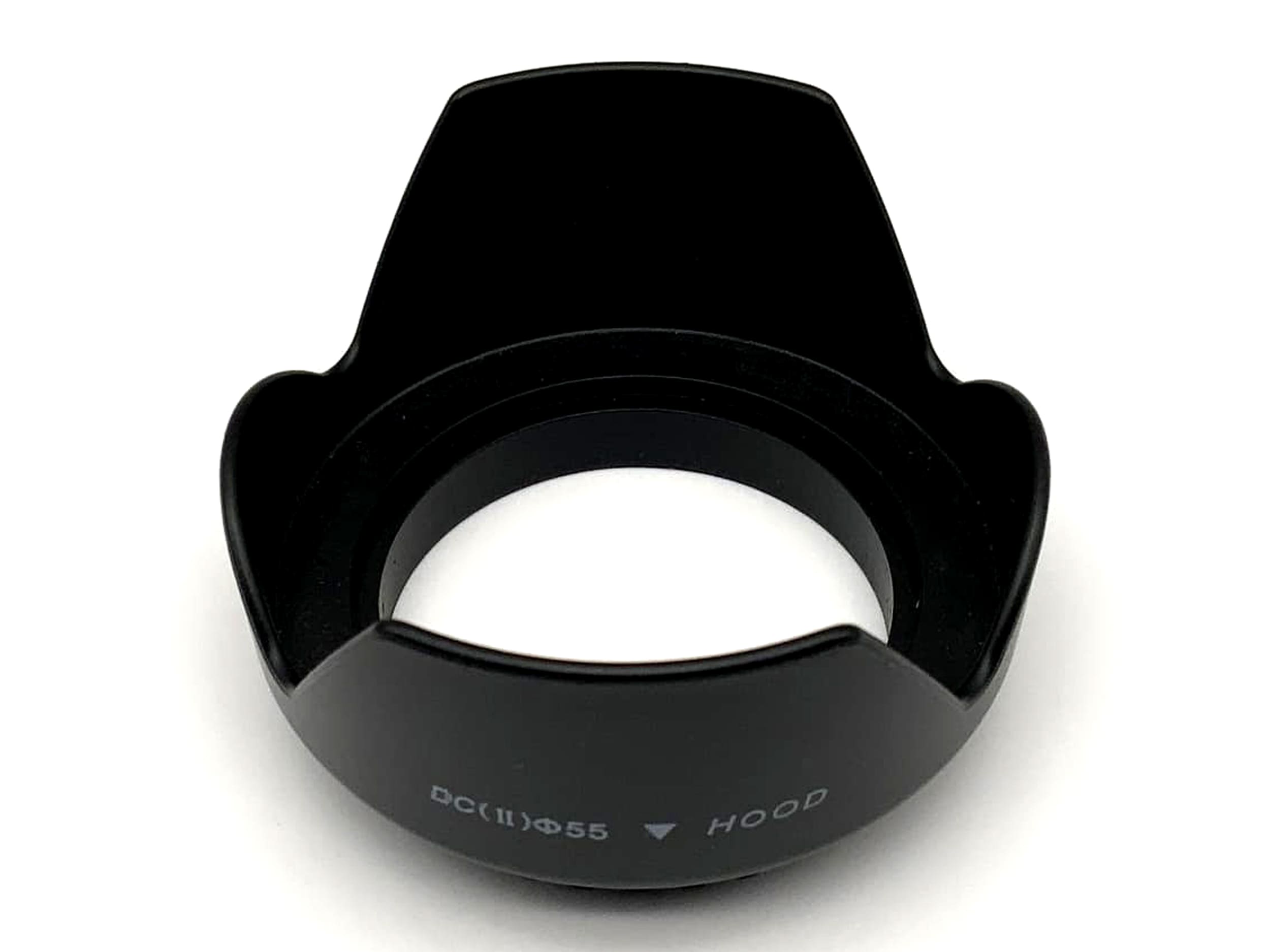 DC(II) 55mm screw thread lens hood, tulip-shaped sunshade