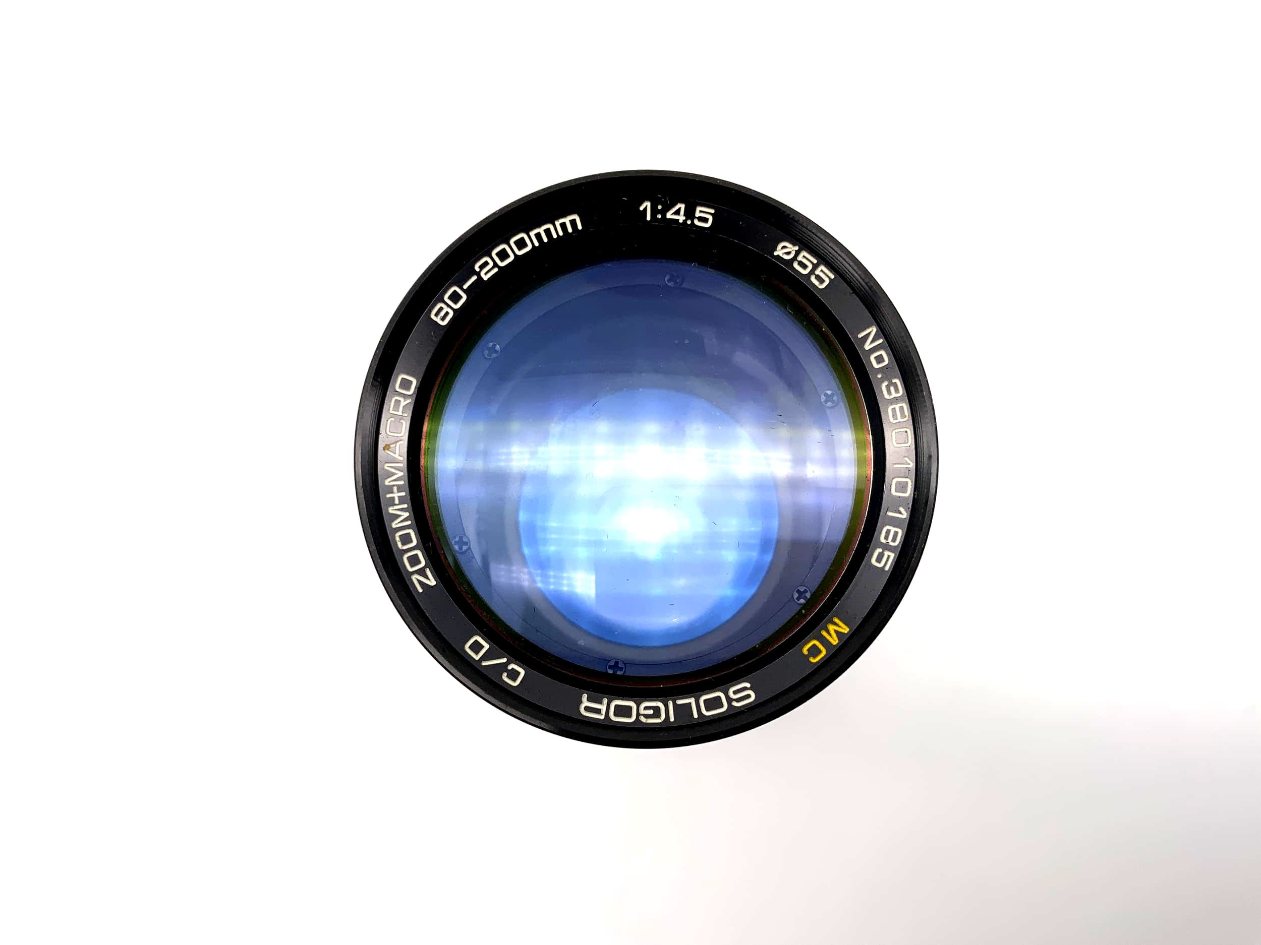 Objectif Soligor 80-200mm 1:4.5 C/D Zoom + Objectif Macro pour Appareil Photo (M42)