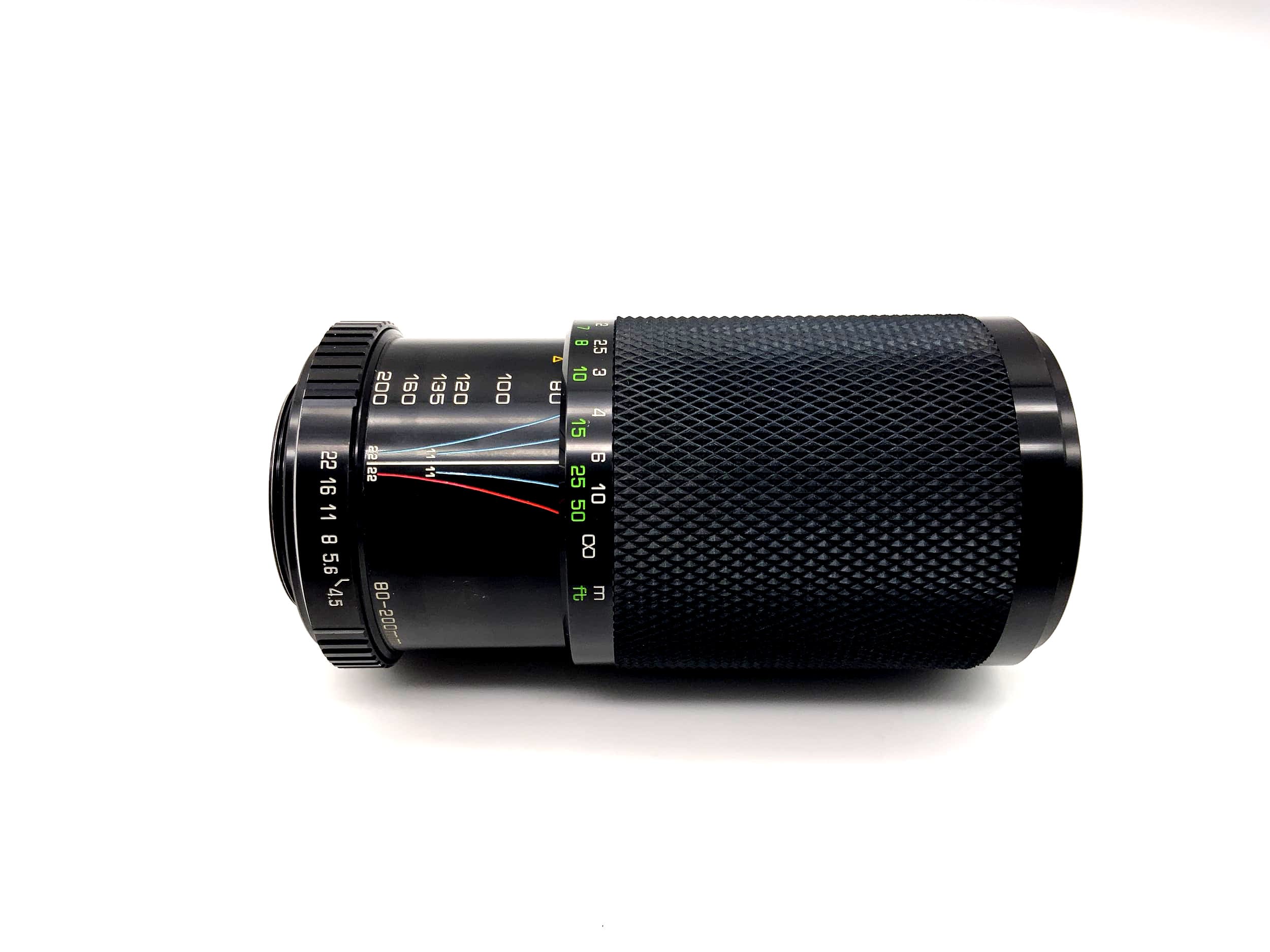 Objectif Soligor 80-200mm 1:4.5 C/D Zoom + Objectif Macro pour Appareil Photo (M42)