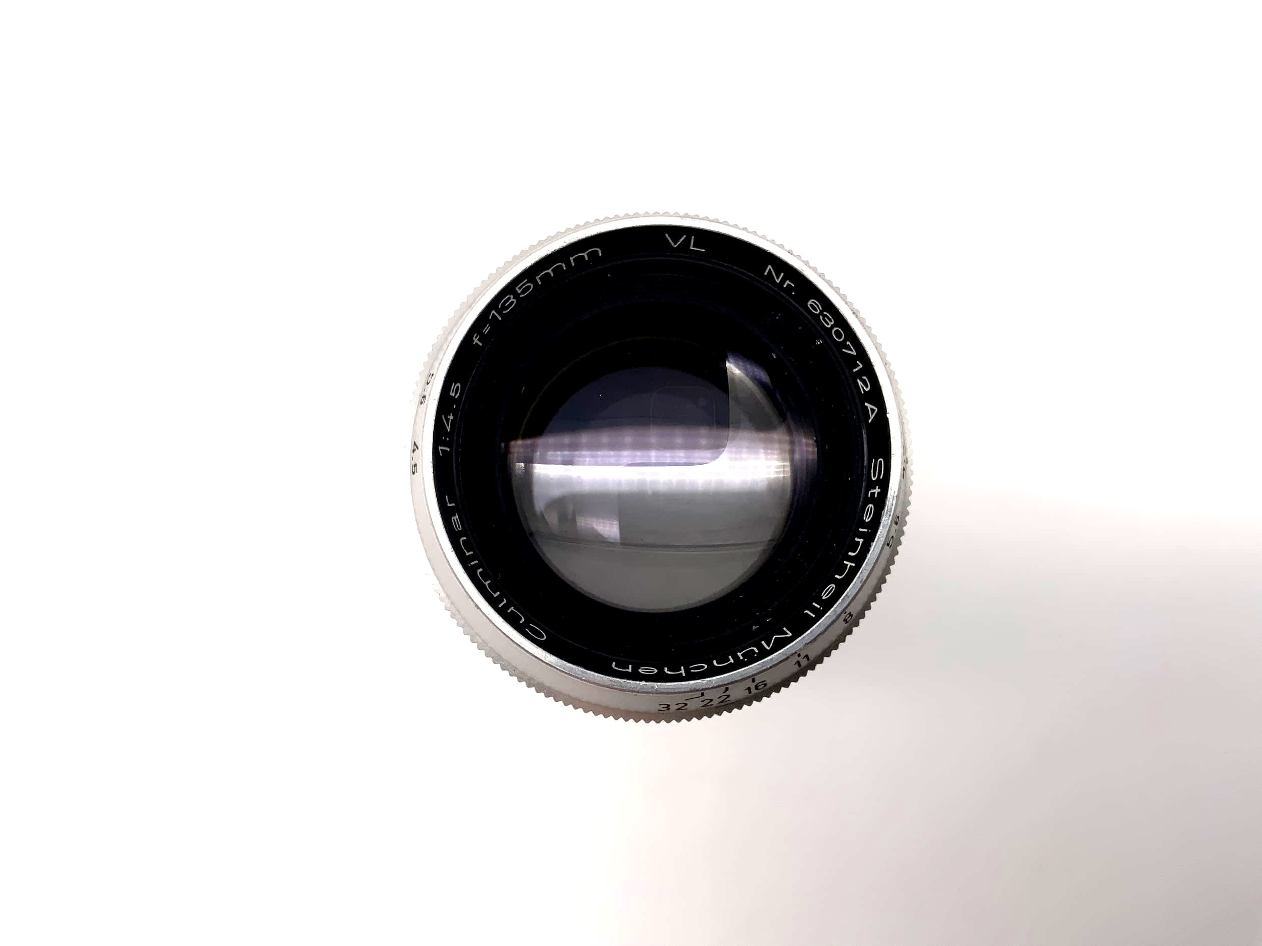 Steinheil Munich 135mm 1:4.5 lens Culminar camera lens (M42)