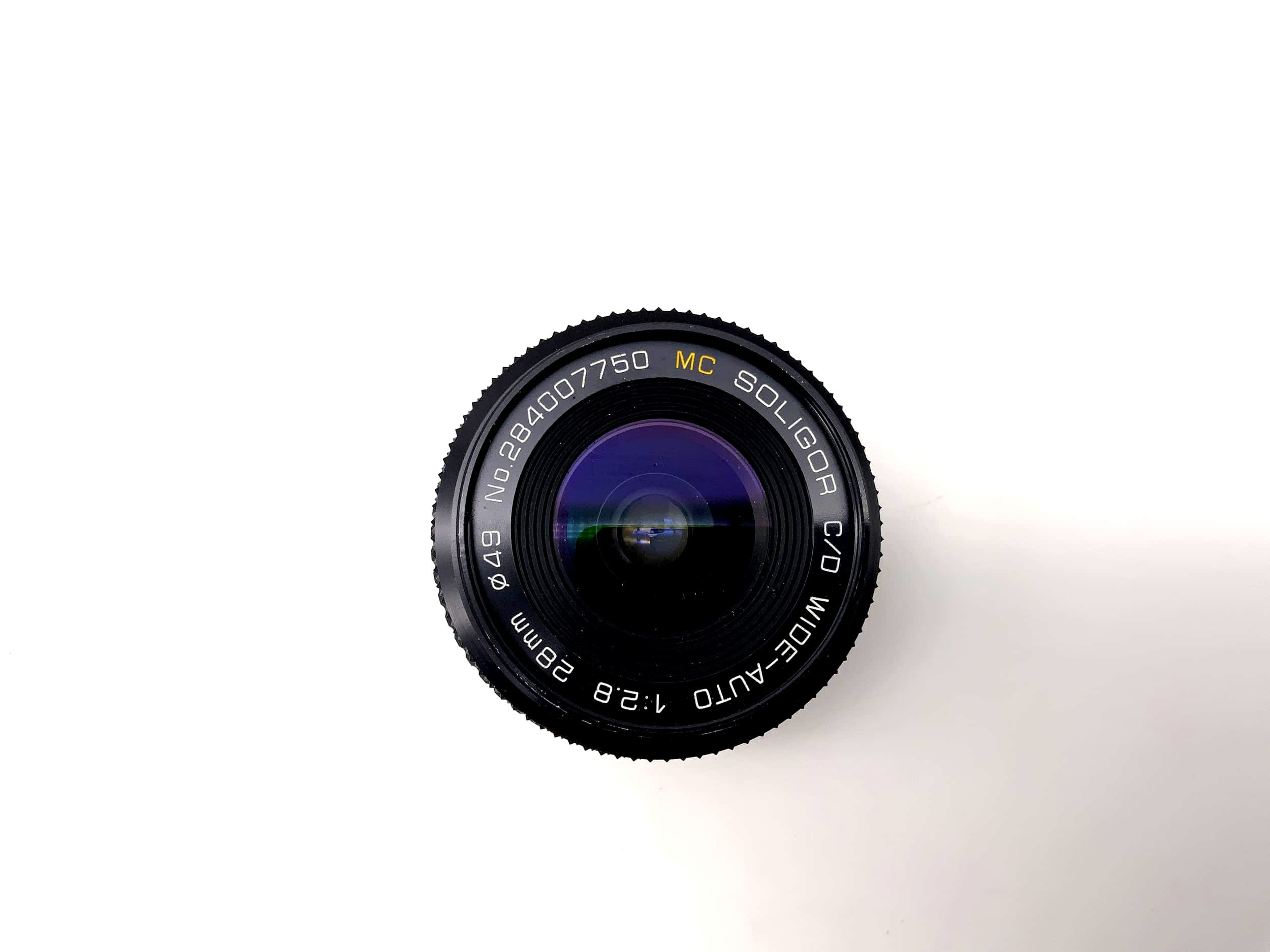 Objectif Soligor 28 mm 1:2.8 C/D Grand Angle Automatique MC pour appareil photo (Pentax K)