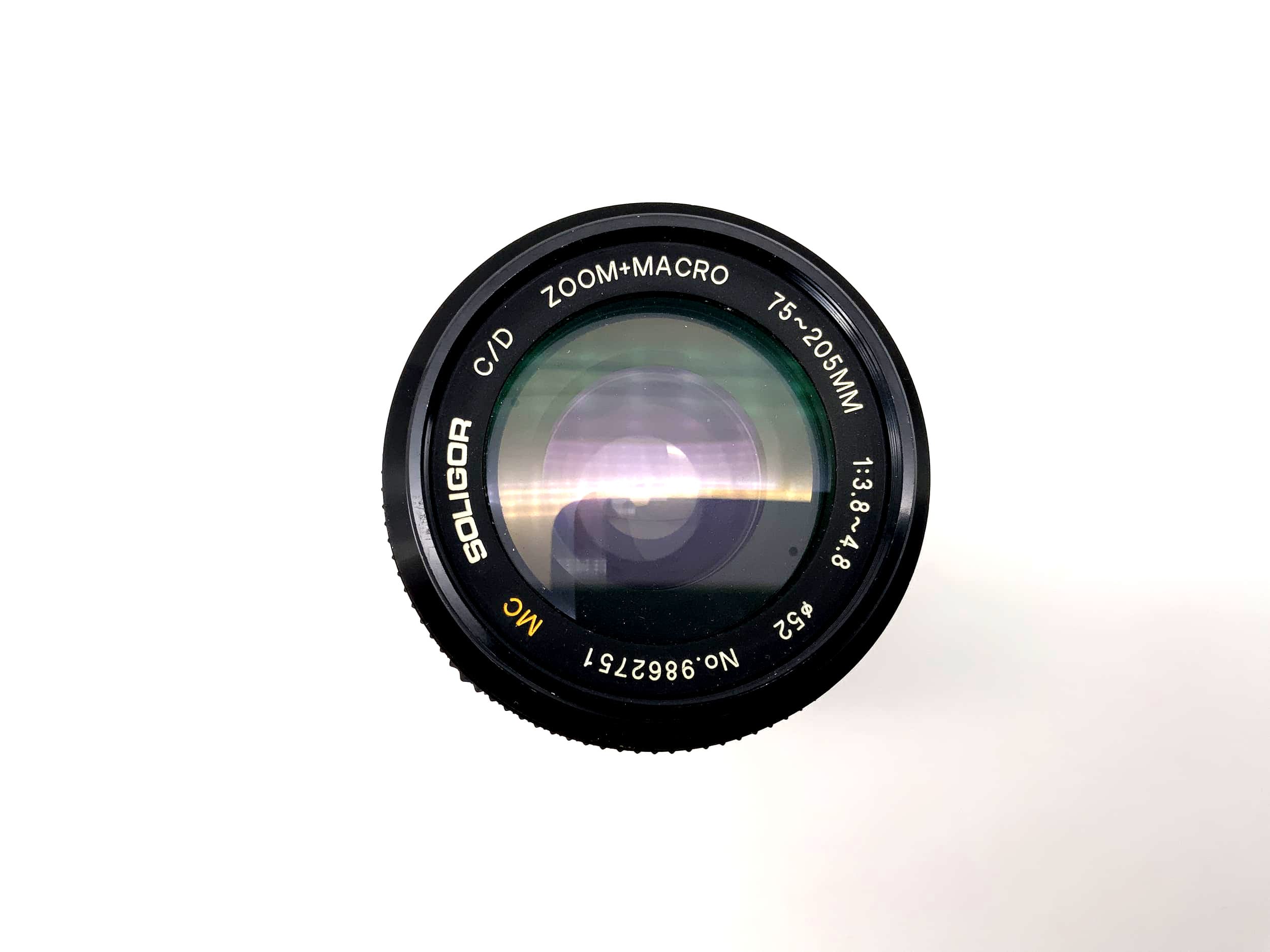 Soligor 75-205mm 1:3.8-4.8 Lens C/D Zoom + Macro MC Camera Lens (Pentax K)