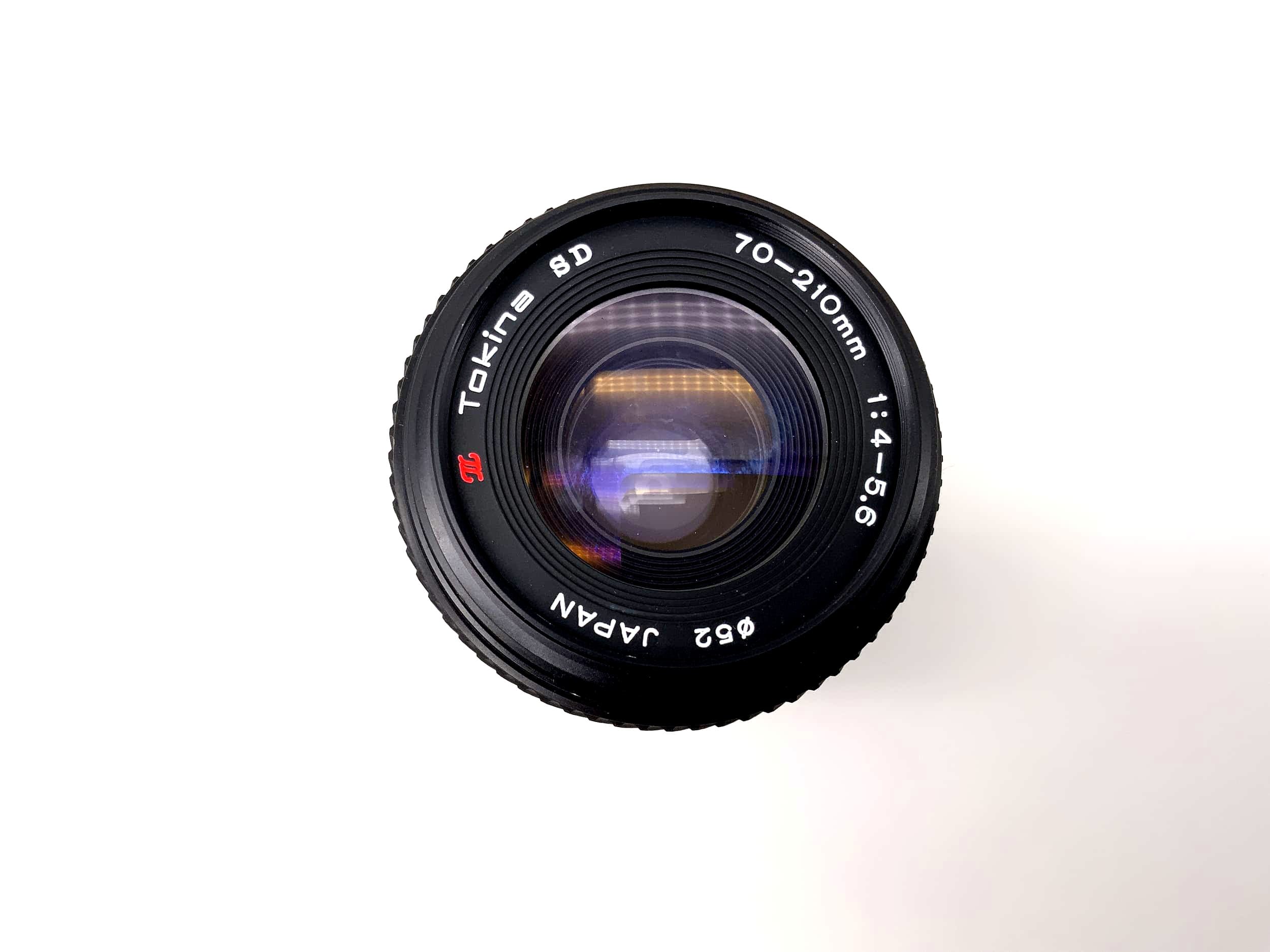 Objectif Tokina 70-210mm 1:4-5.6 pour appareil photo SD (Pentax K)