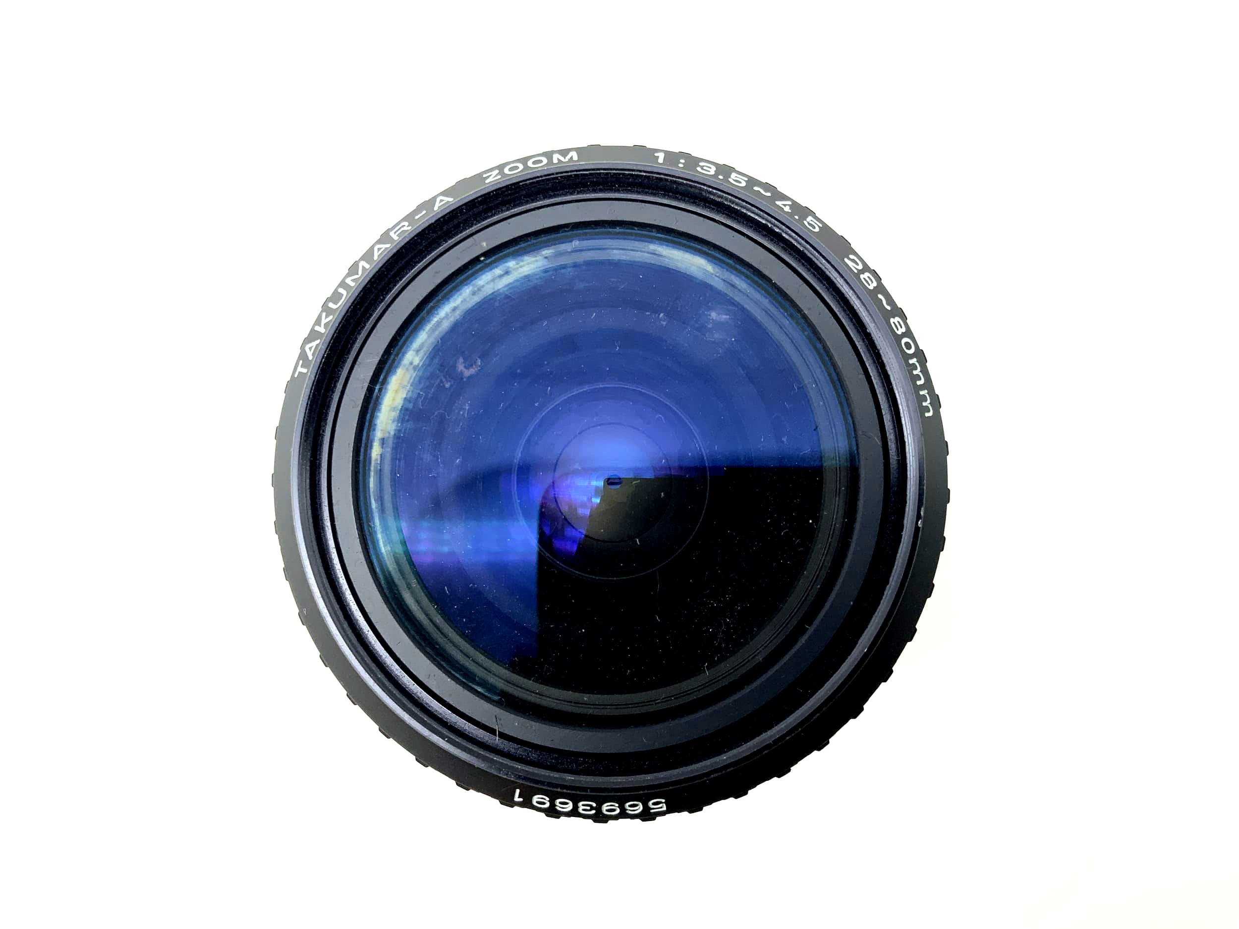 Objectif Takumar 28-80mm 1:3.5-4.5 pour appareil photo zoom (Pentax K)