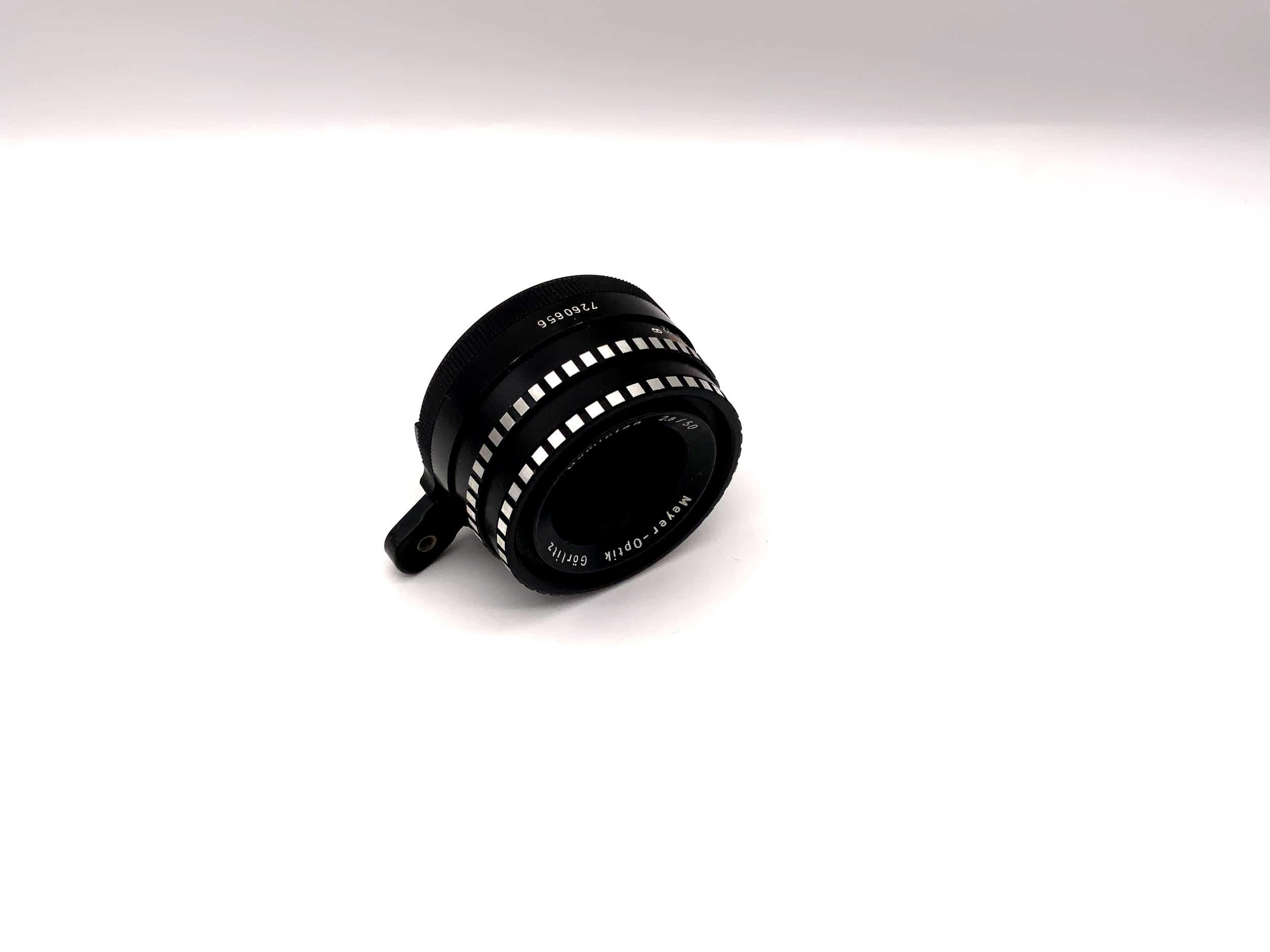 Meyer Optik Görlitz 50mm 1:2.8 lens Domiplan camera (Exa)