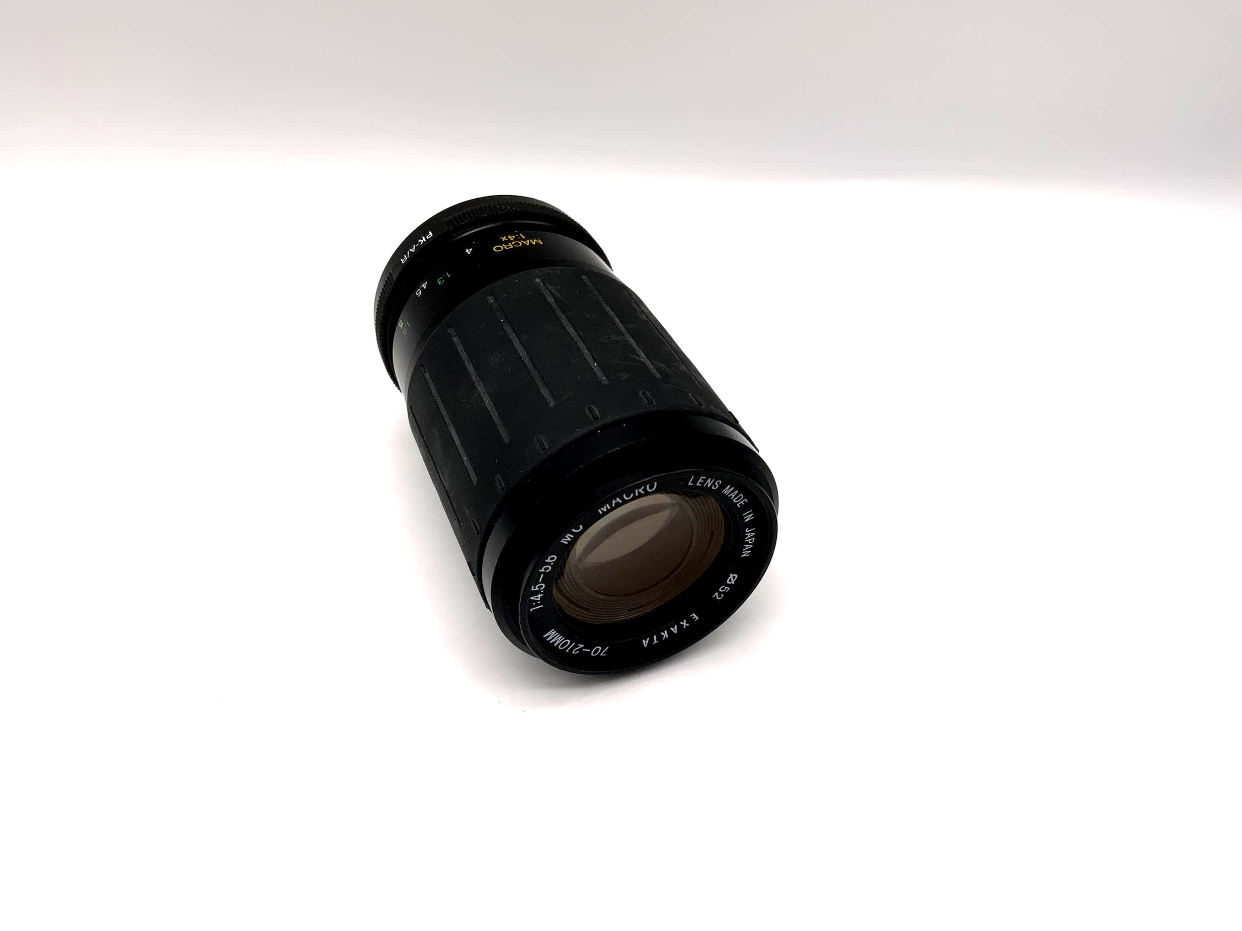 Objectif Exakta 70-210mm 1:4.5-5.6 à traitement multicouche pour appareil photo macro (Pentax K)