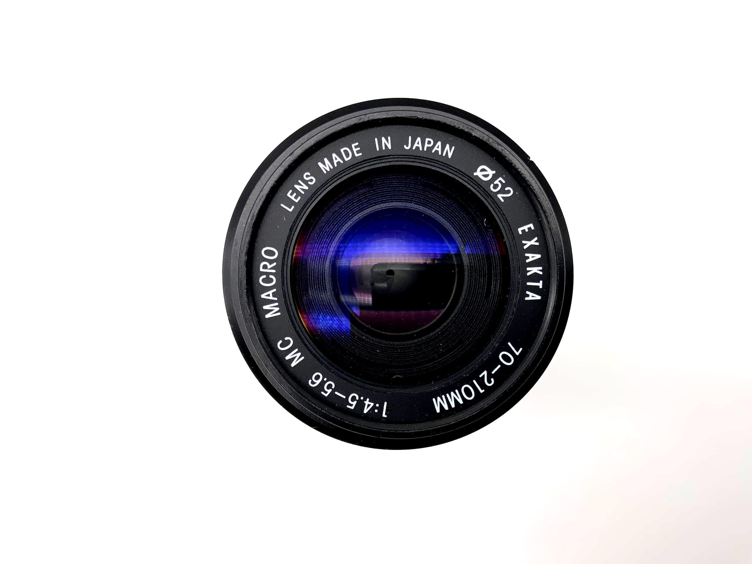 Objectif Exakta 70-210mm 1:4.5-5.6 à traitement multicouche pour appareil photo macro (Pentax K)