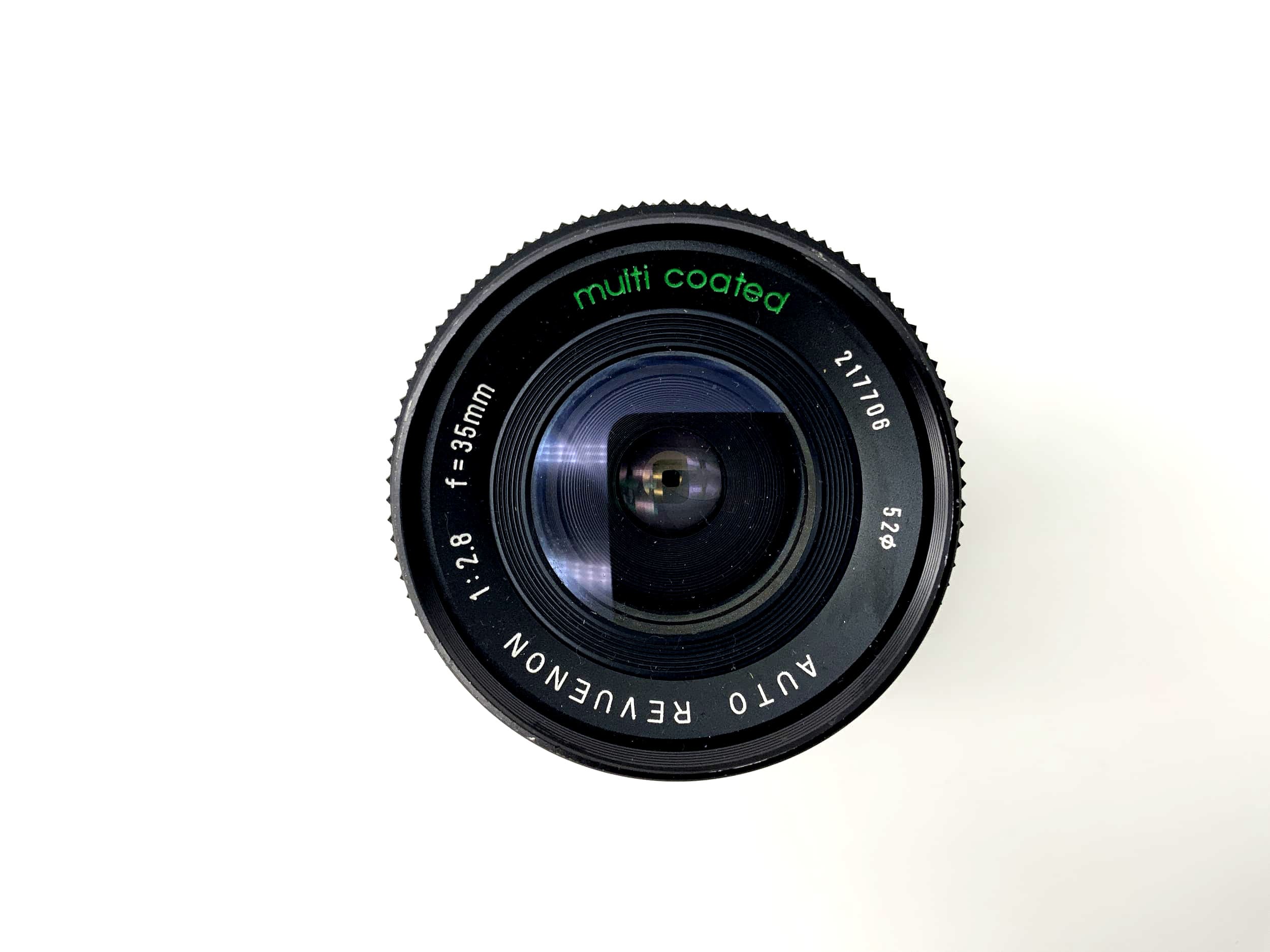 Objectif Revuenon 35 mm 1:2.8 pour appareil photo de voiture (Pentax K)