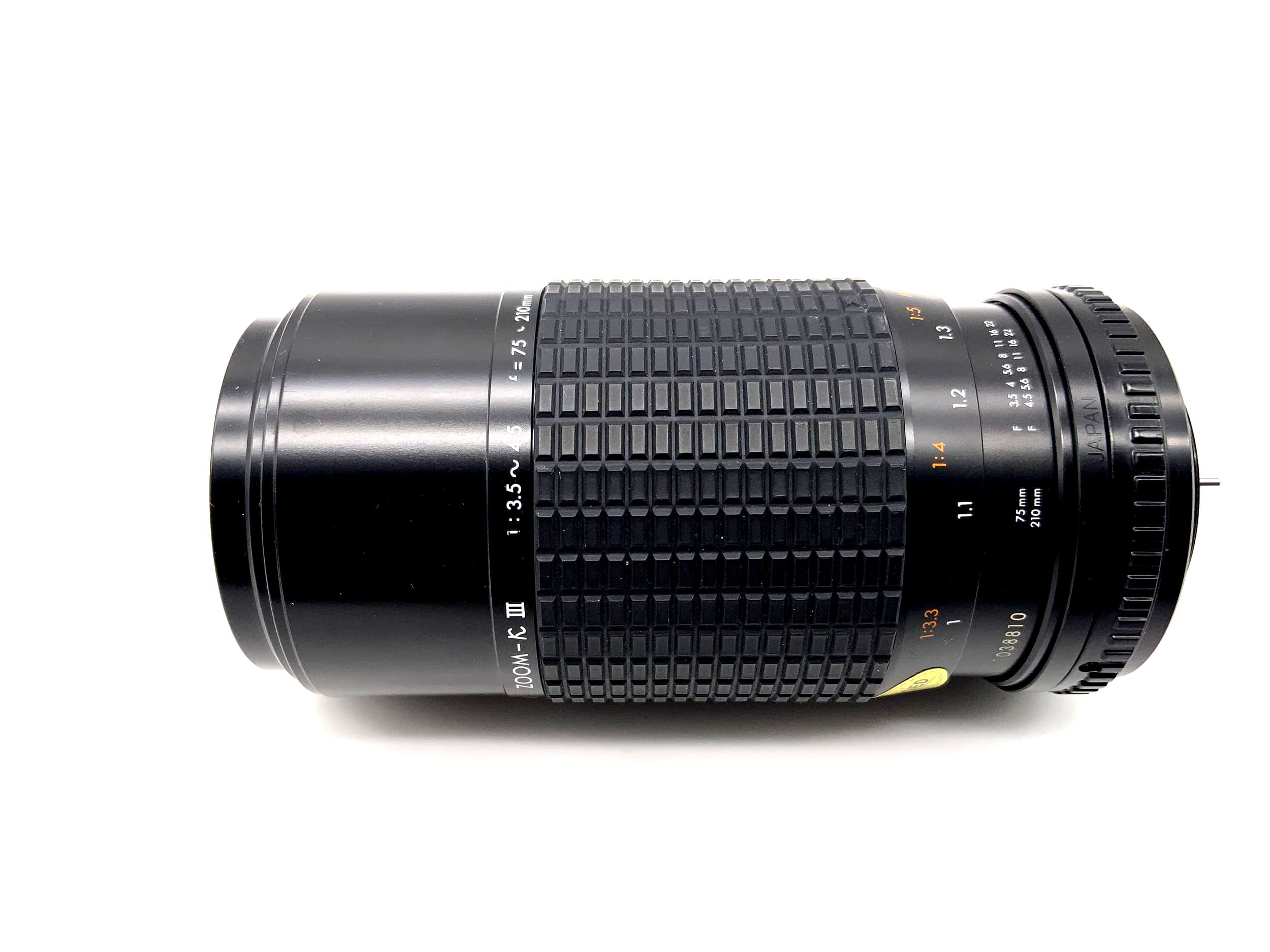 Sigma 75-210mm 1:3.5-4.5 Lens Zoom-K III Multi Coated Camera Lens (M42)