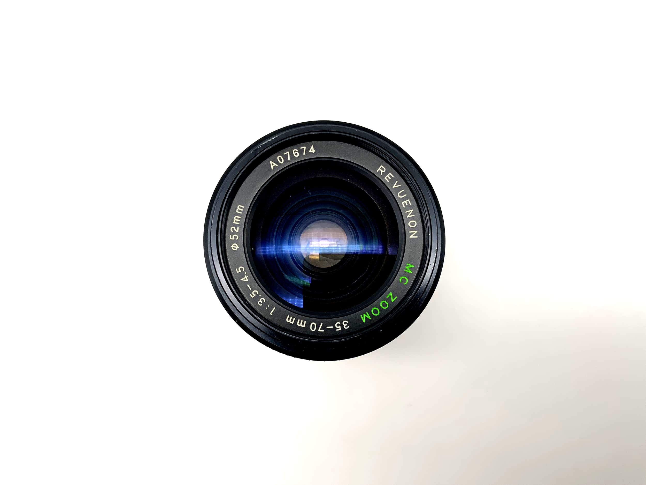 Objectif Revuenon 35-70mm 1:3.5-4.5 à traitement multicouche pour appareil photo zoom (Yashica/Contax)