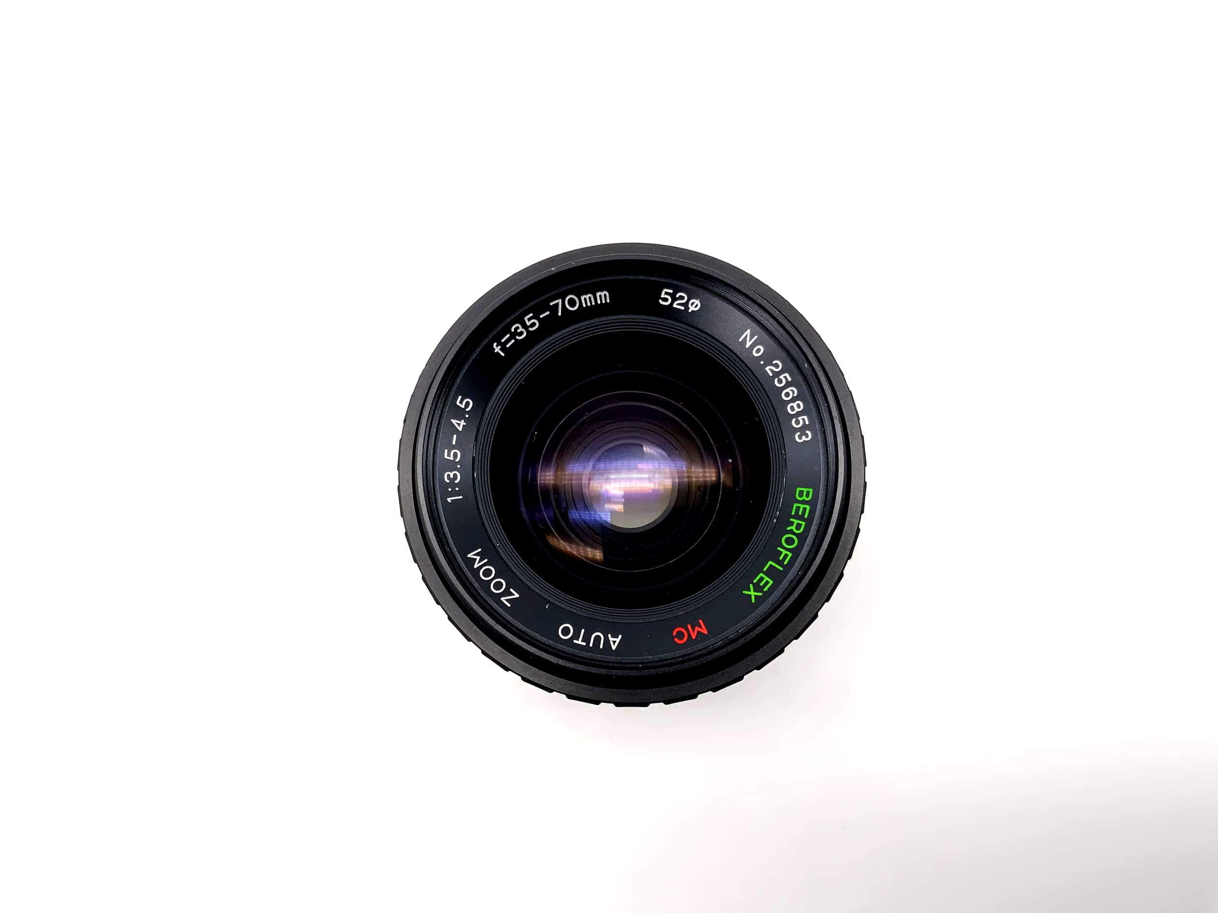 Objectif Beroflex 35-70mm 1:3.5-4.5 MC à zoom automatique (Praktica B)
