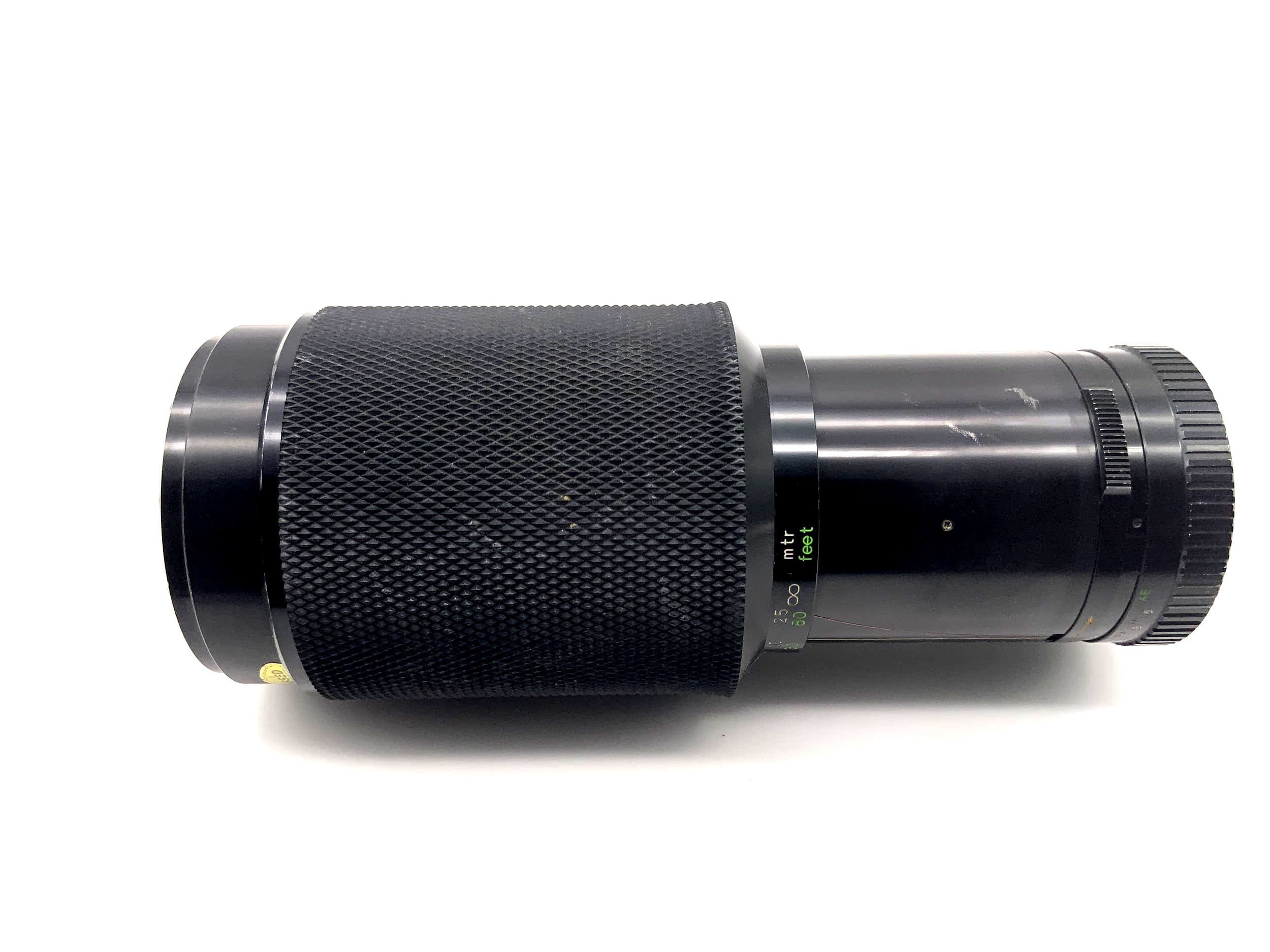 Objectif d'appareil photo Soligor 70-222mm 1:3.5 Macro à zoom automatique (Konica AR)