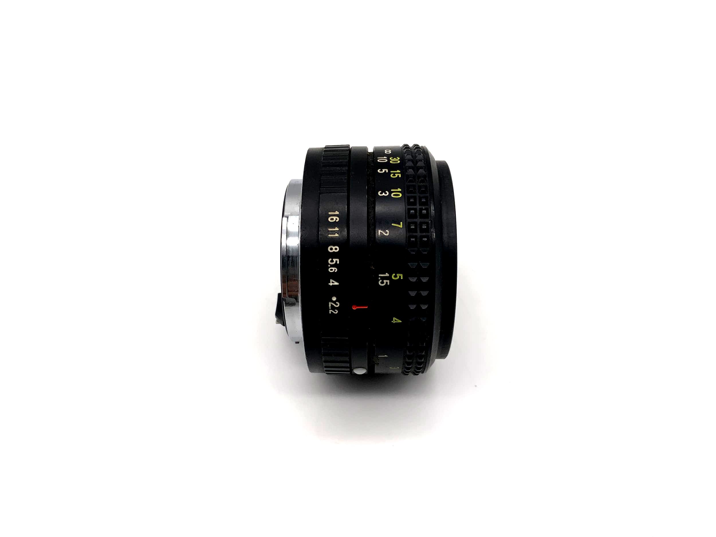 Ricoh 55mm 1:2.2 Lens Riconar Camera Lens (Pentax K)
