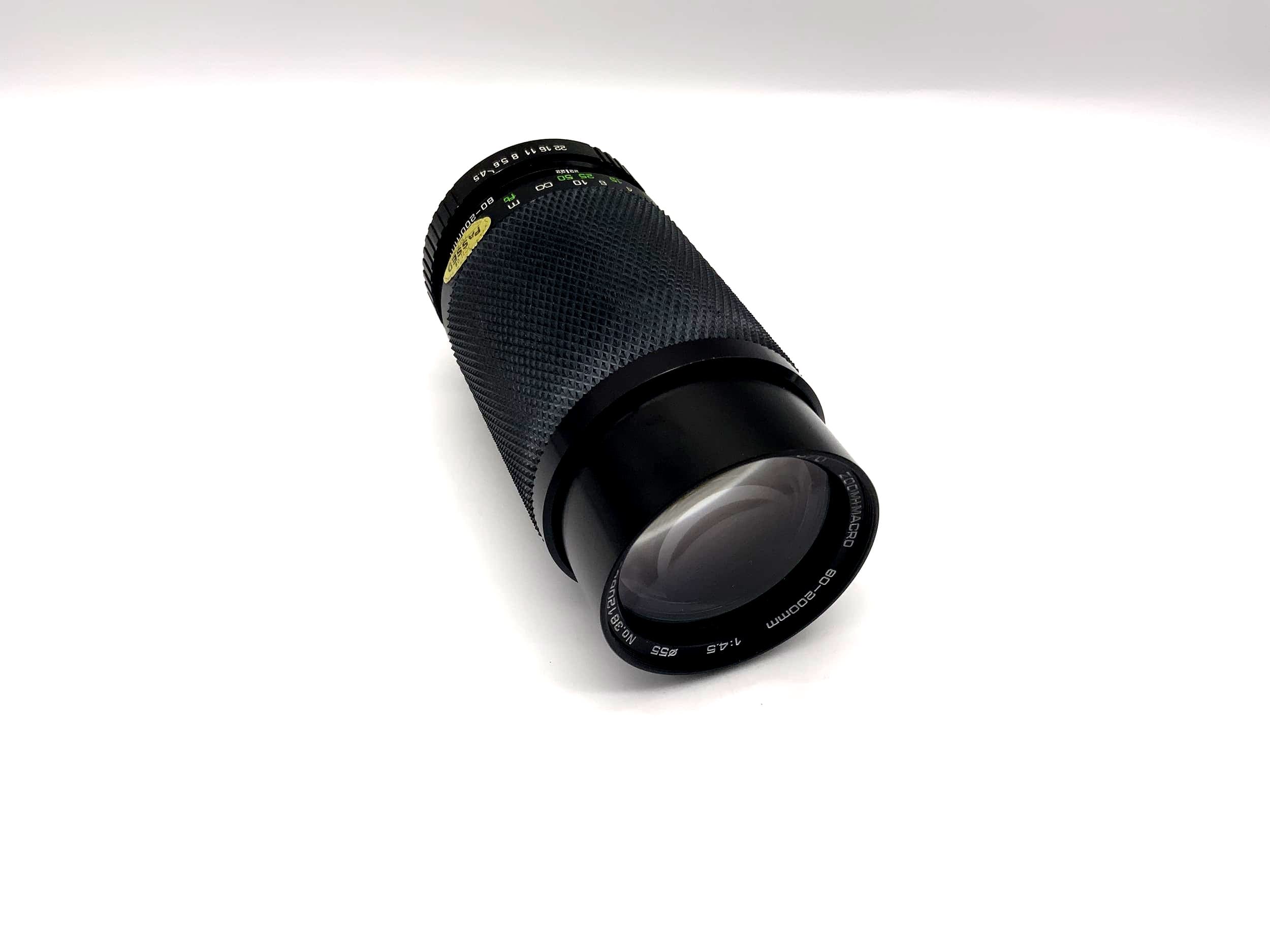 Soligor 80-200mm 1:4.5 Lens C/D Zoom + Macro MC Camera Lens (Pentax K)