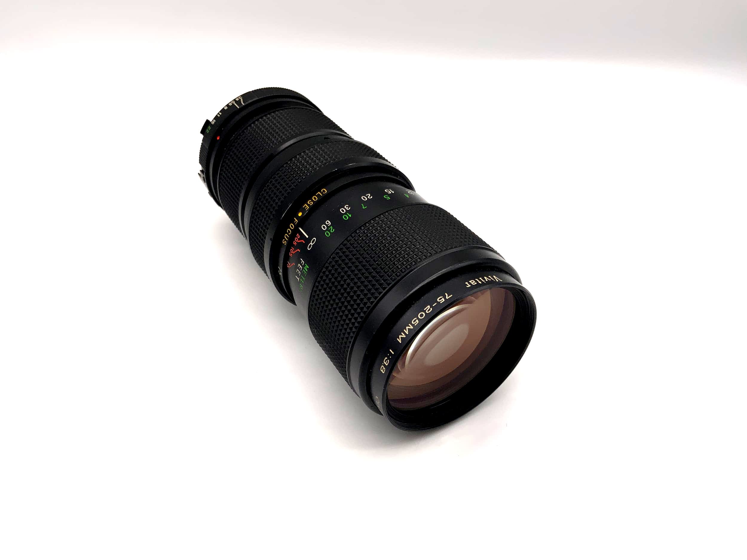 Vivitar 75-205mm 1:3.8 Lens Close Focusing Auto Zoom Lens (Minolta MD)