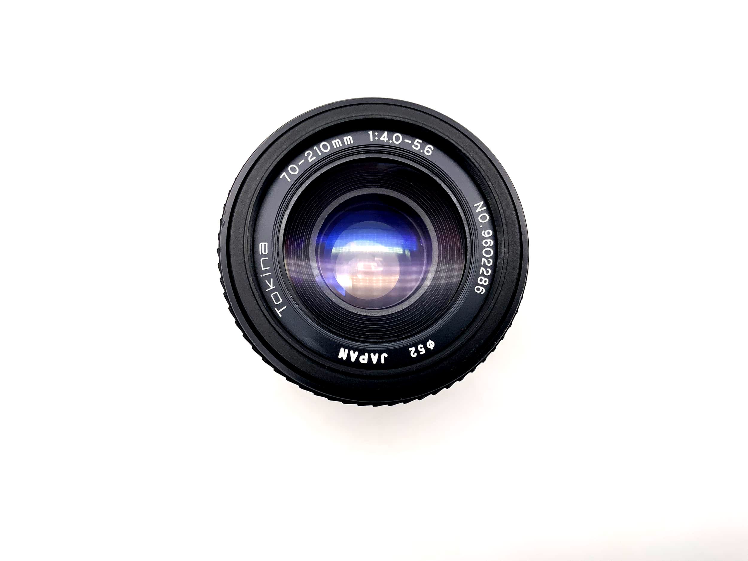 Objectif Tokina 70-210mm 1:4.0-5.6 (Minolta MD)