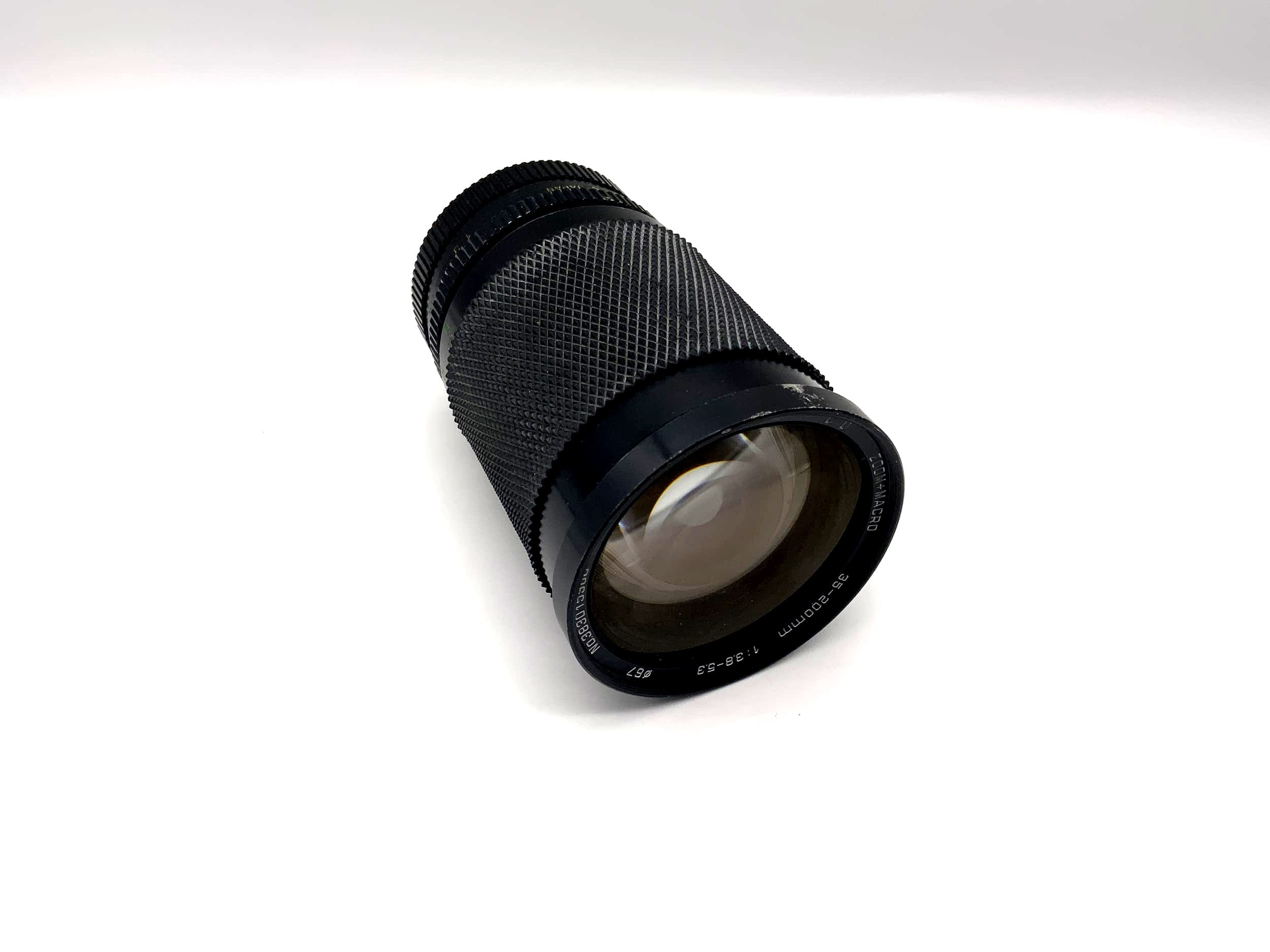 Soligor 35-200mm 1:3.8-5.3 Lens C/D Zoom + Macro MC Lens (Minolta MD)