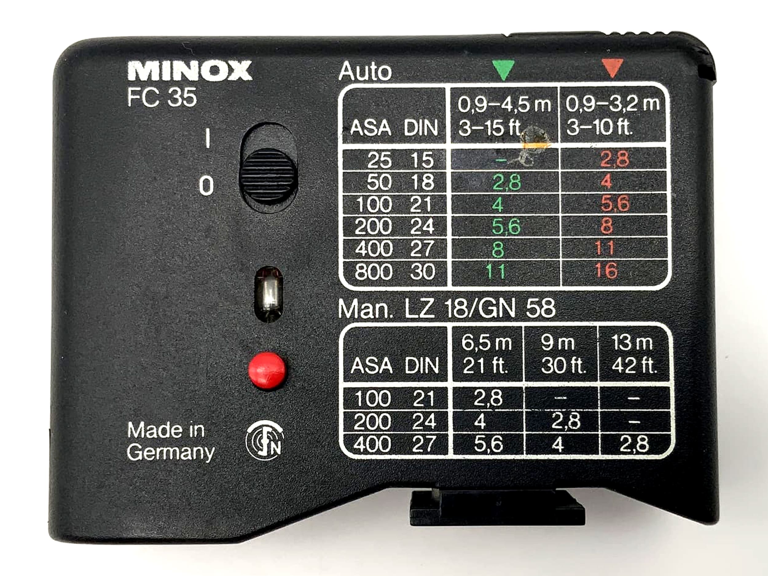 Minox FC 35 Camera Flash, Flash Unit, Clip-on Flash, Flash Light