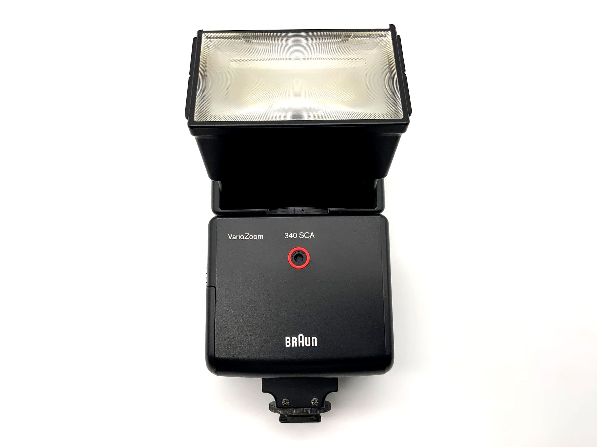 Braun Vario Zoom 340 flash SCA 110 Canon flash unit on-camera flash light