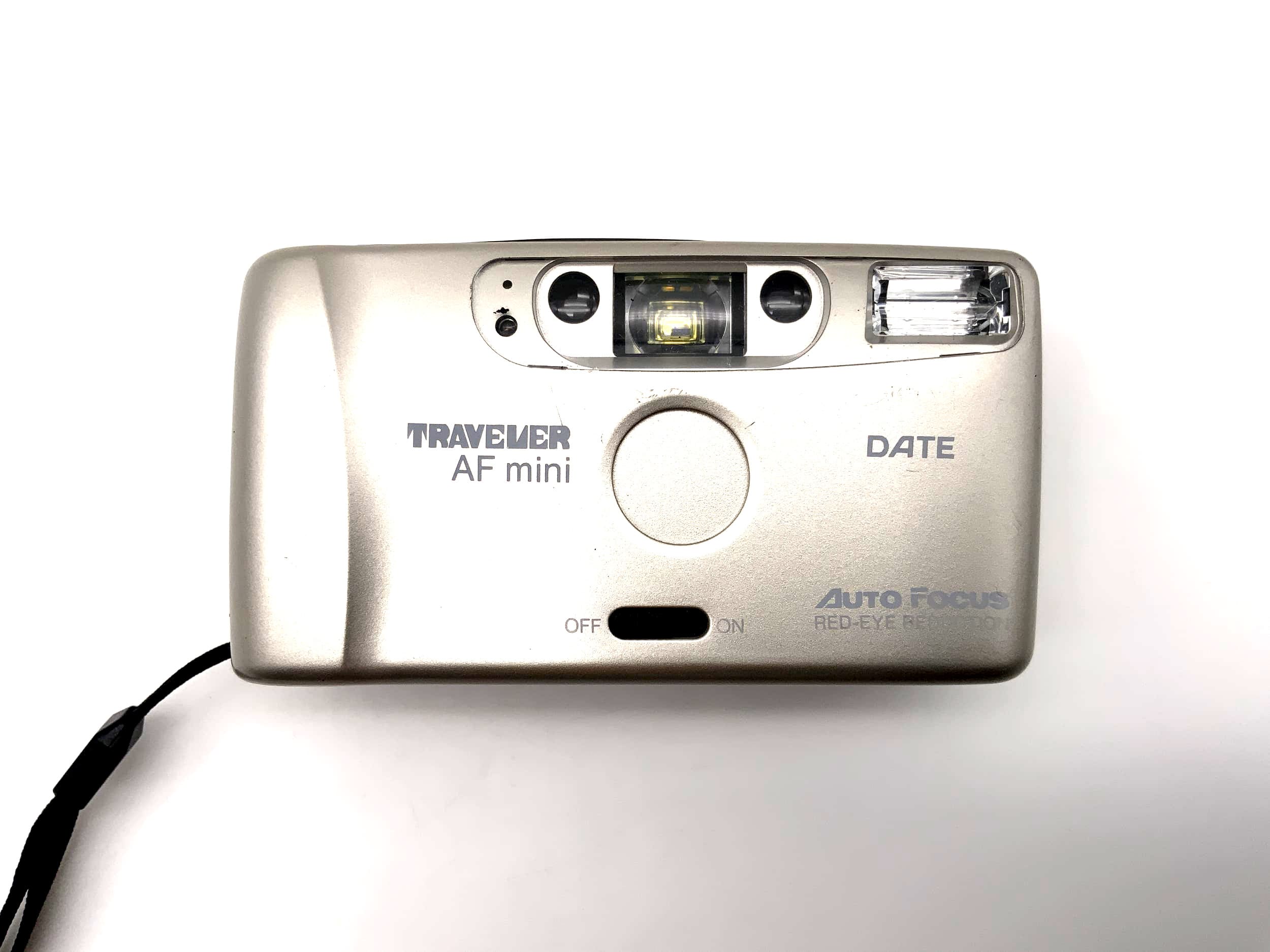 Traveler AF mini Date Auto Focus appareil photo argentique autofocus