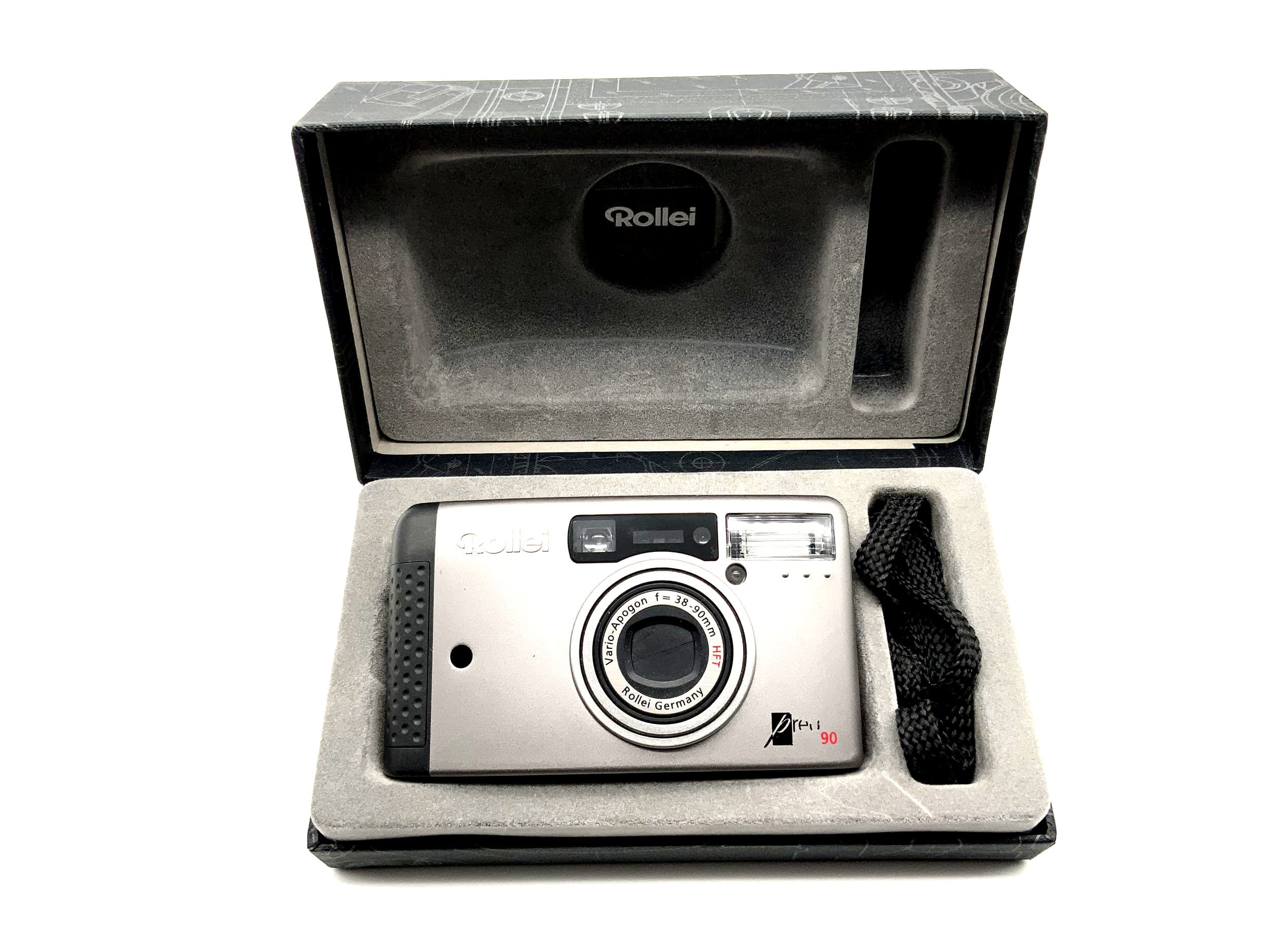 Rollei Prego 90 Appareil photo compact 35 mm, emballage d'origine sans batterie
