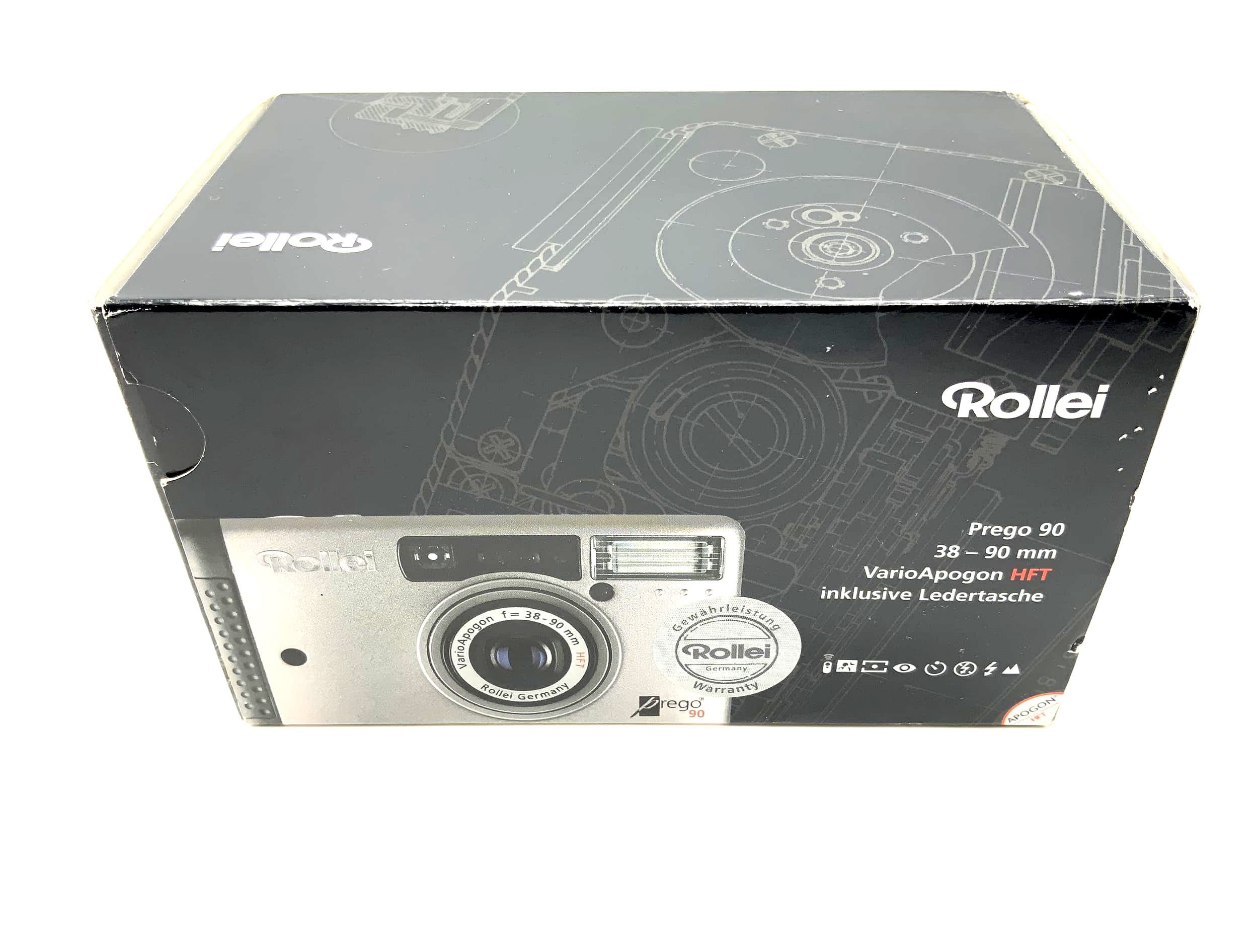 Rollei Prego 90 Appareil photo compact 35 mm, emballage d'origine sans batterie