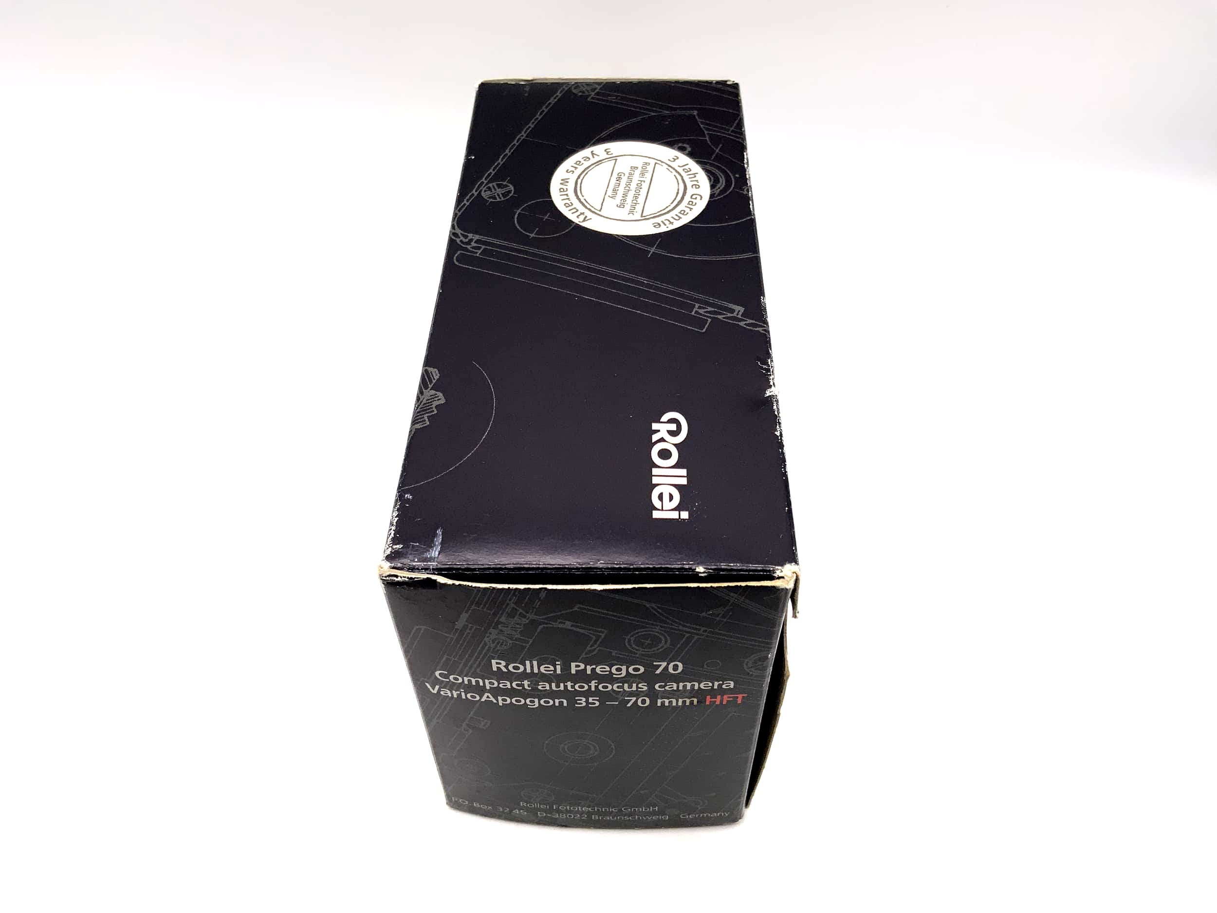 Rollei Prego 70 Compact Camera Point&amp;Shoot Camera 35mm Original Packaging without Battery