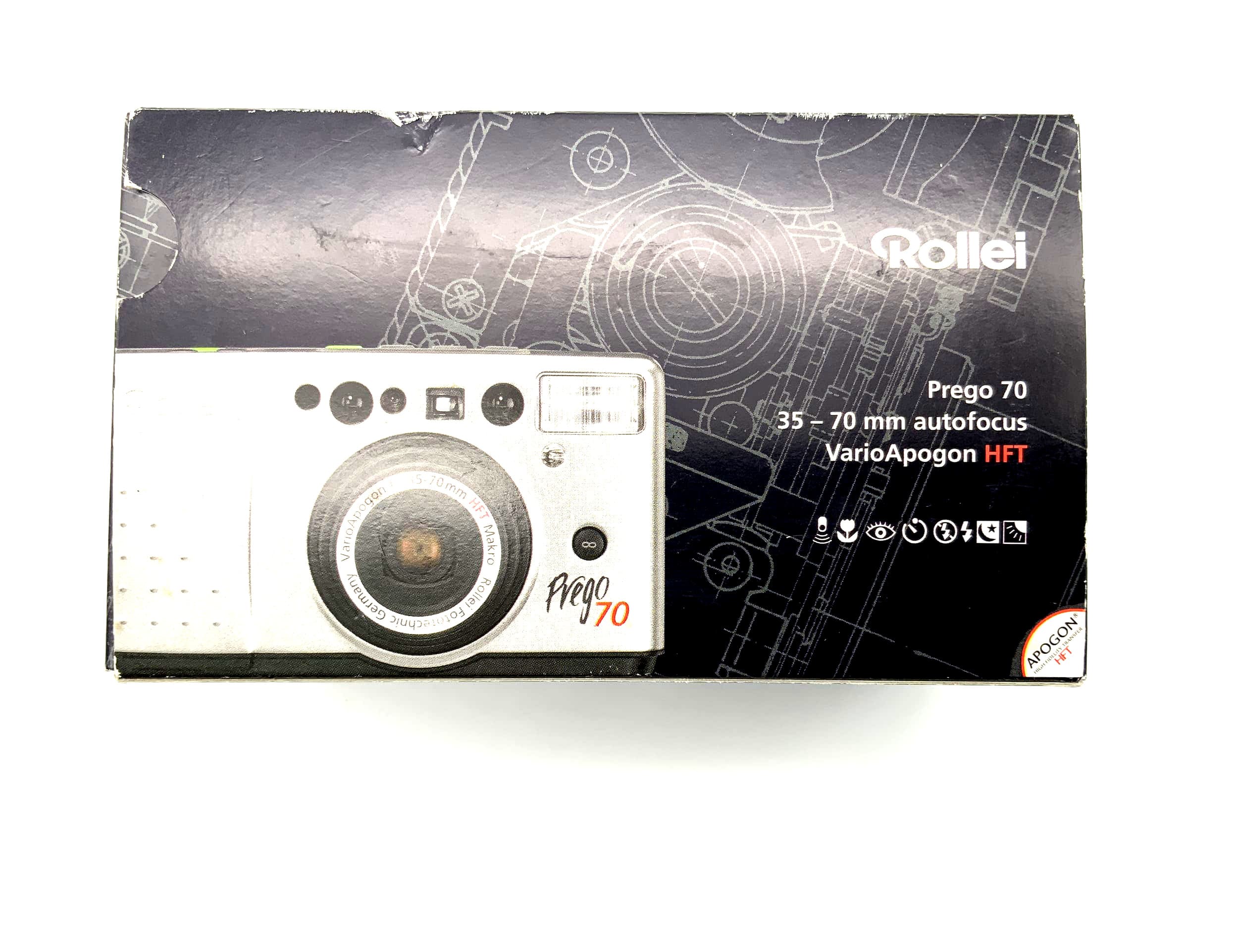 Rollei Prego 70 Compact Camera Point&amp;Shoot Camera 35mm Original Packaging without Battery