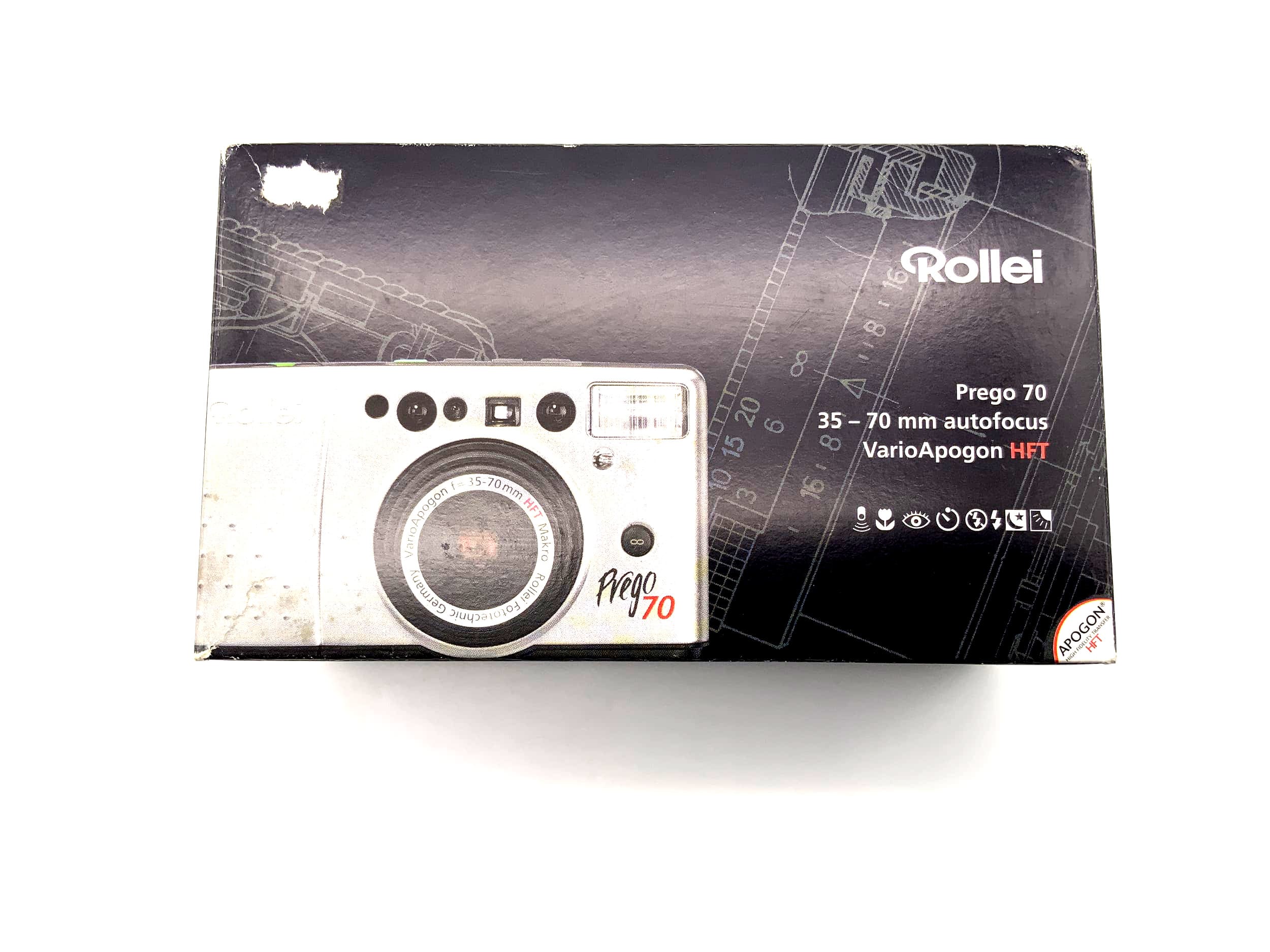 Rollei Prego 70 Compact Camera Point&amp;Shoot Camera 35mm Original Packaging without Battery