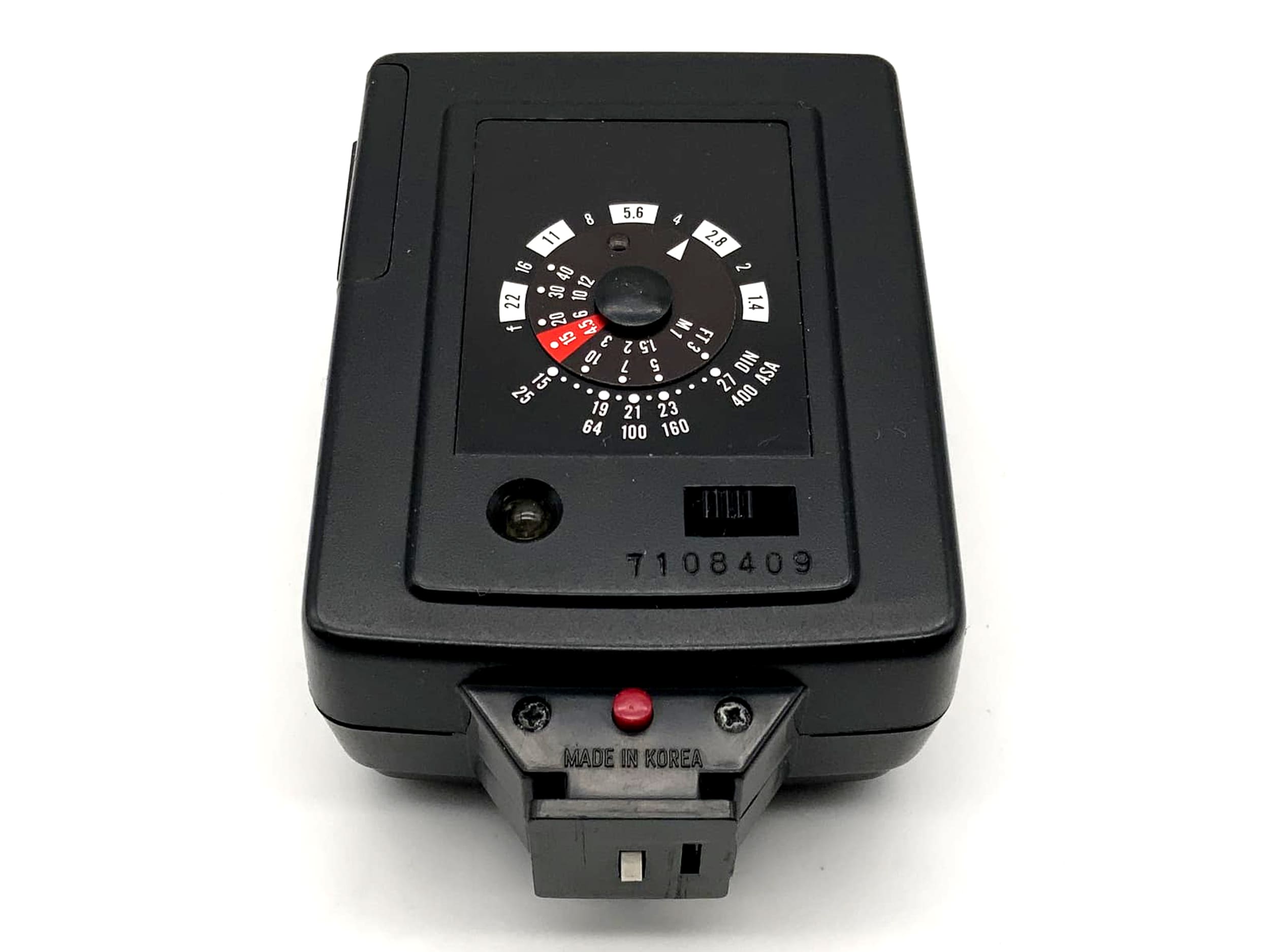 Vivitar auto 215 analog flash unit, clip-on flash, flash light