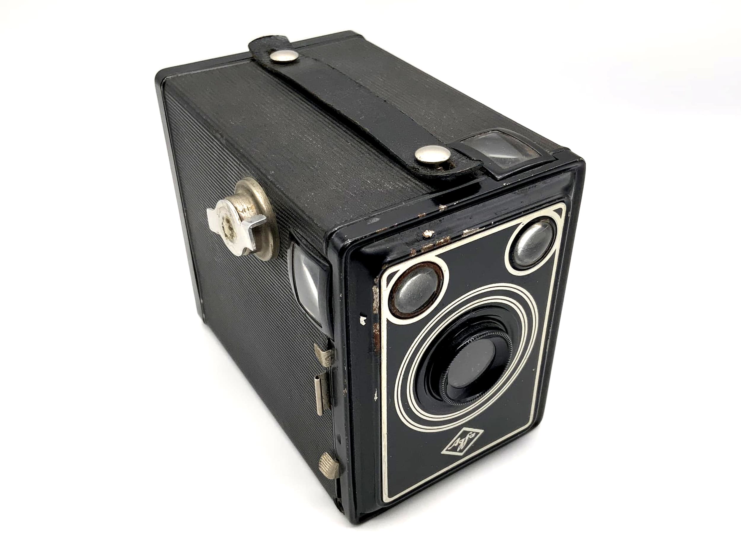 Appareil photo argentique vintage Agfa 45 Box (rouleau de film)