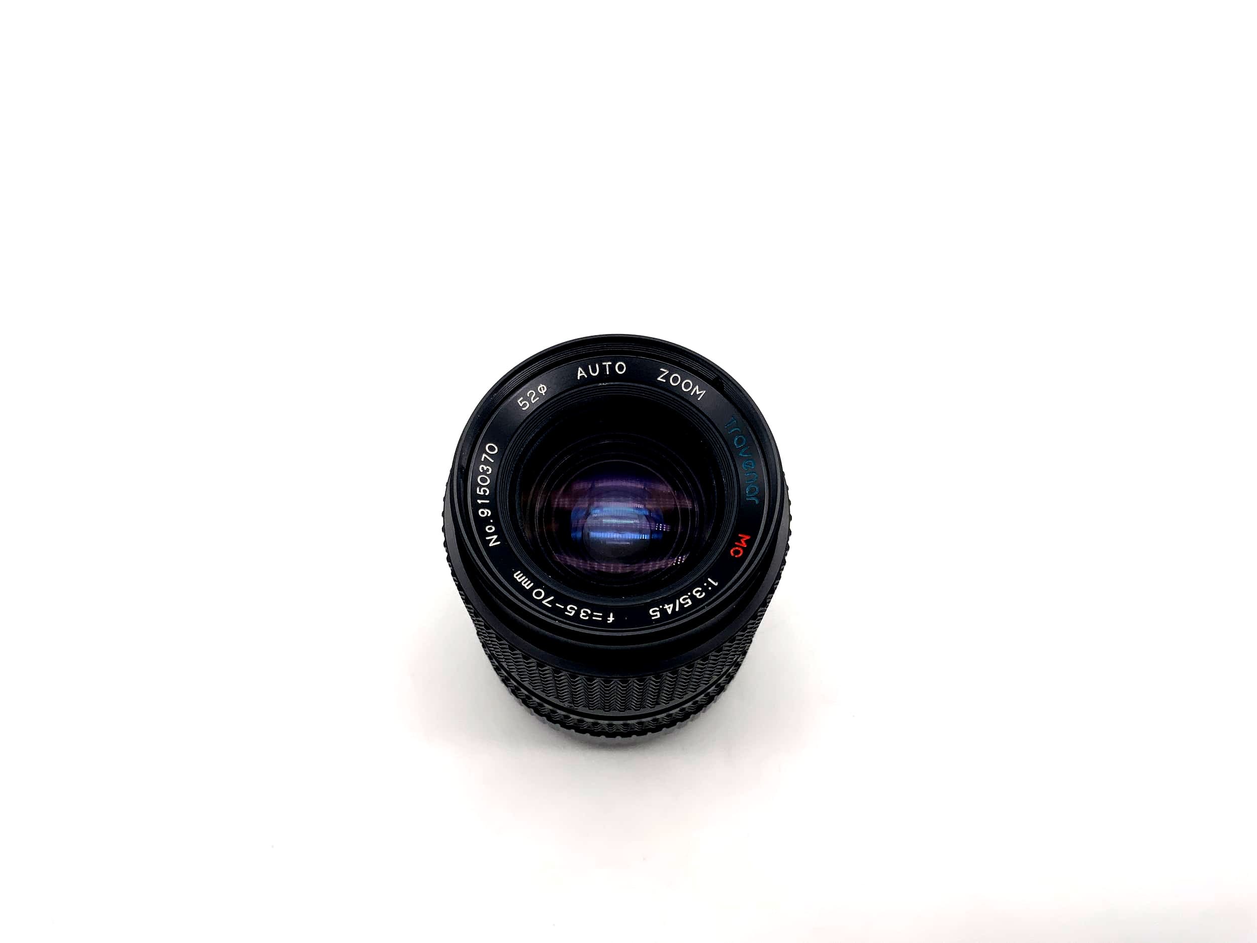 Objectif Travenar 35-70 mm 1:3.5-4.5 pour appareil photo Praktica B