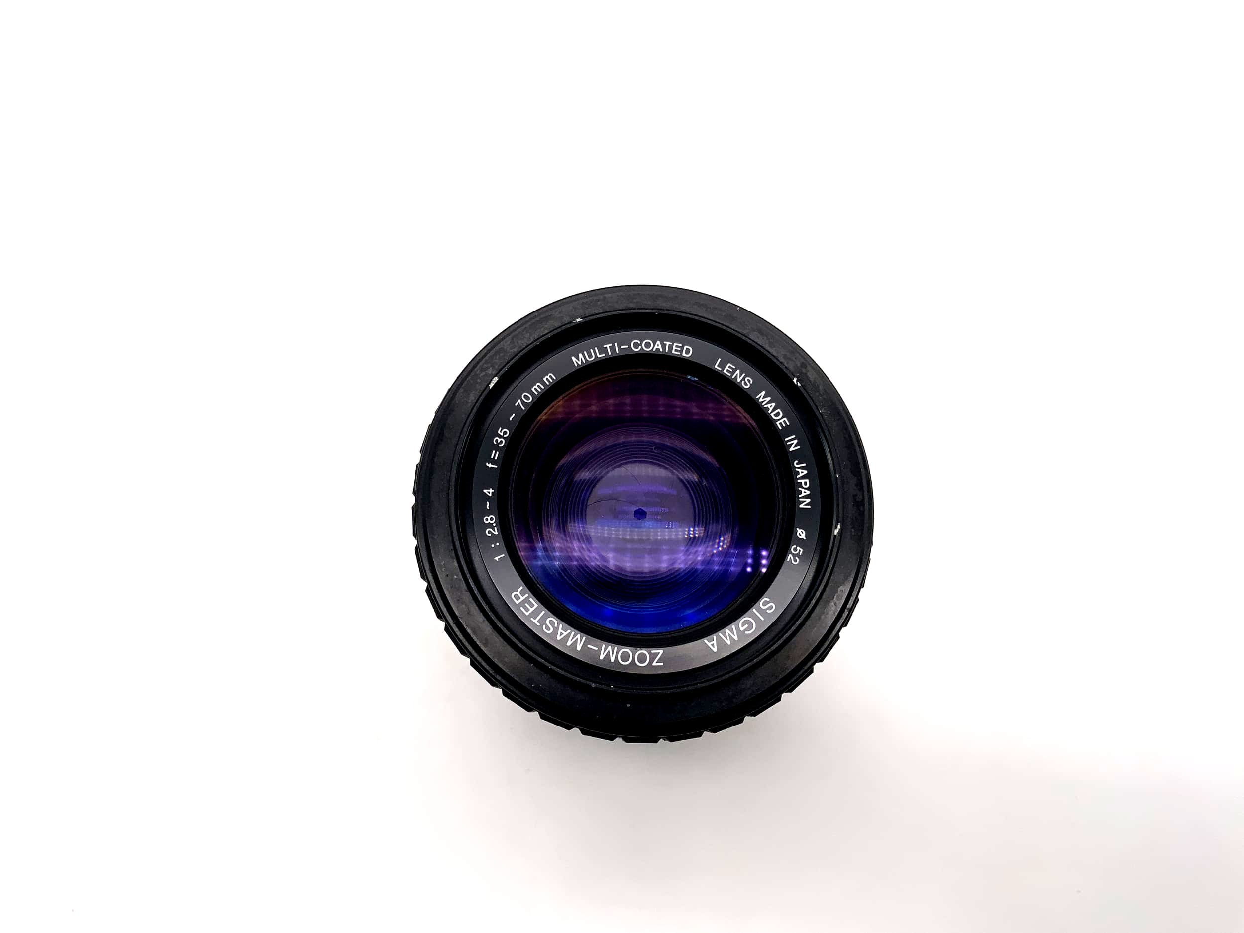 Sigma 35-70mm 1:2.8-4 lens Zoom-Master Multi Coated Lens (Yashica/Contax)