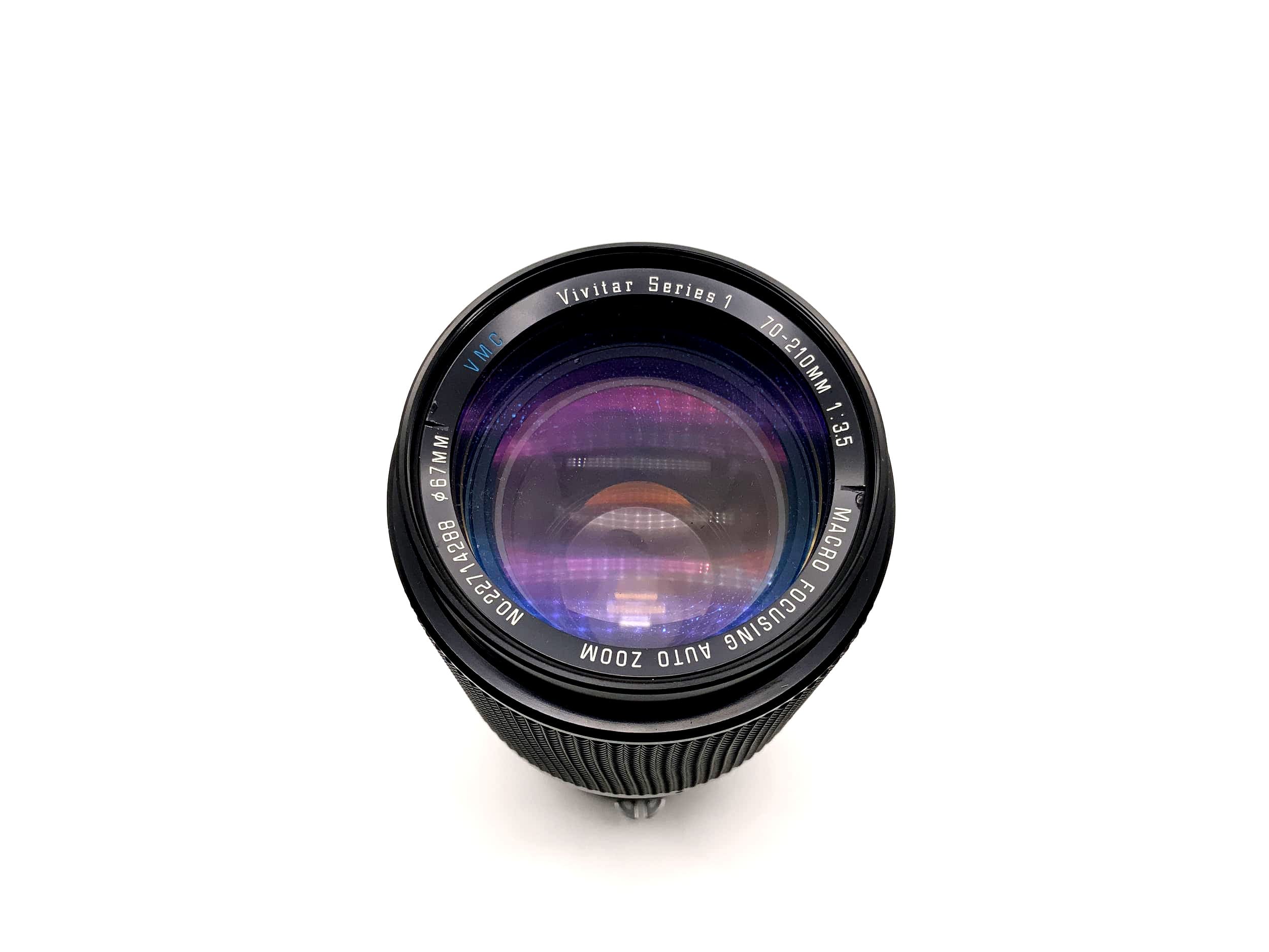 Objectif Vivitar 70-210 mm 1:3.5 Série VMC 1 Objectif macro pour appareil photo (Nikon F)