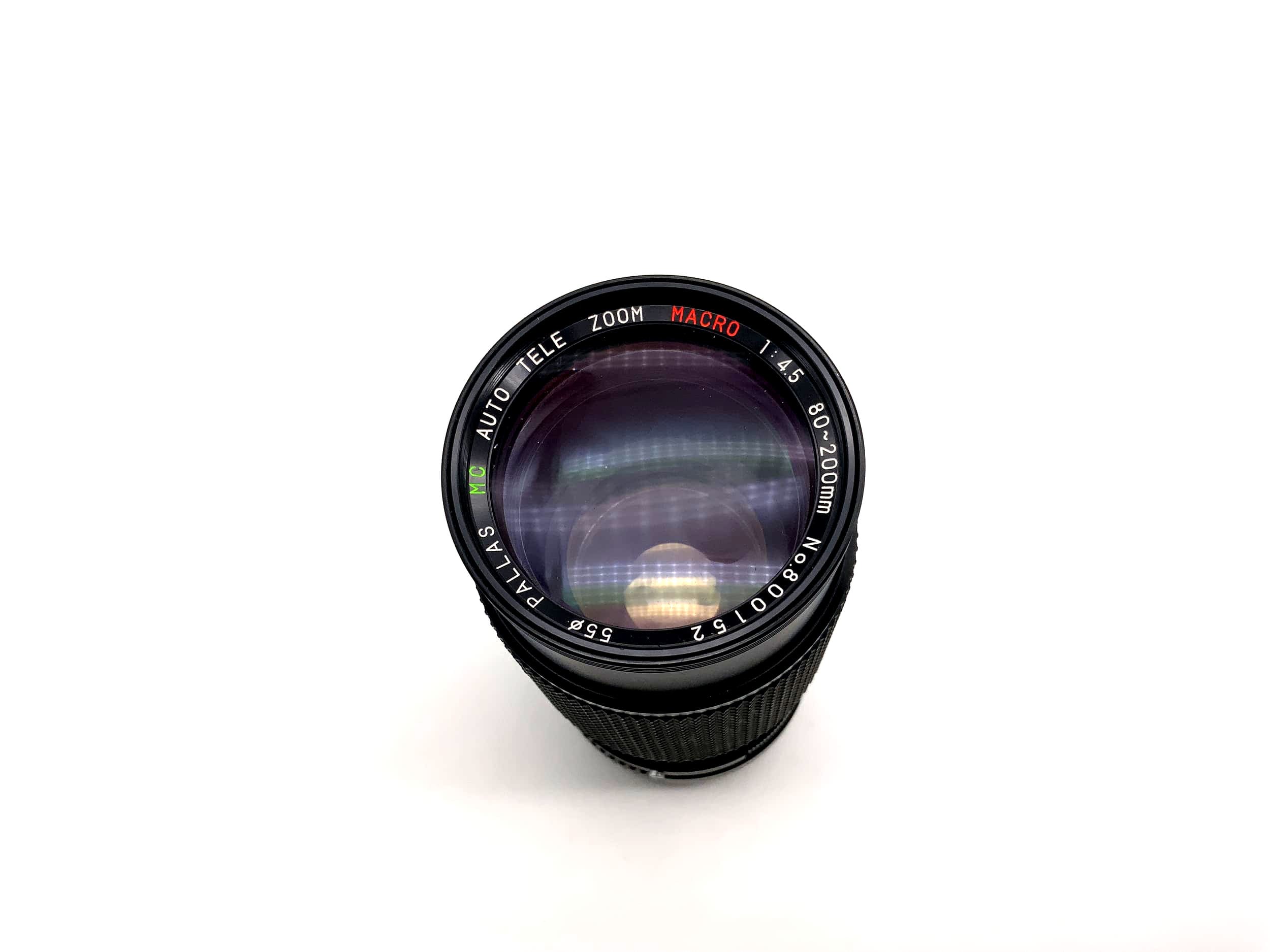 Objectif Pallas 80-200mm 1:4.5 MC Auto Tele Zoom Macro pour appareil photo (Pentax K)