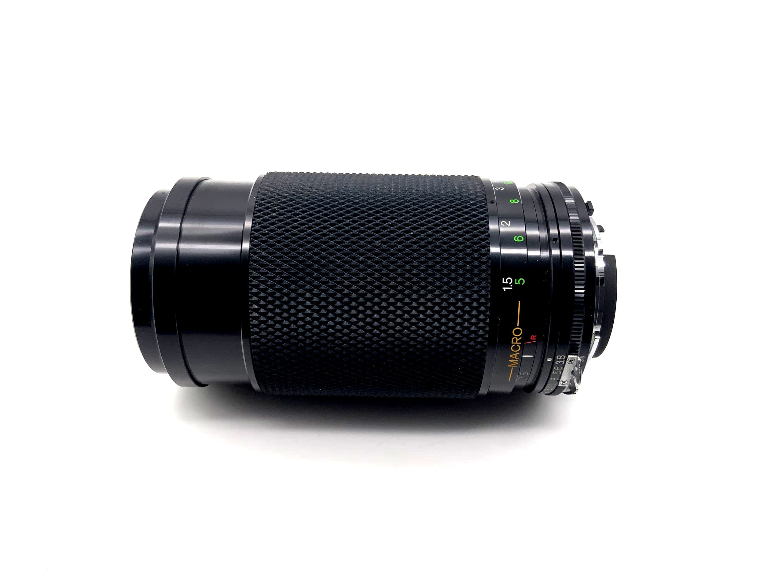 Objectif Soligor 75-205mm 1:3.8-4.8 C/D Zoom+Macro MC pour appareil photo (Nikon F)