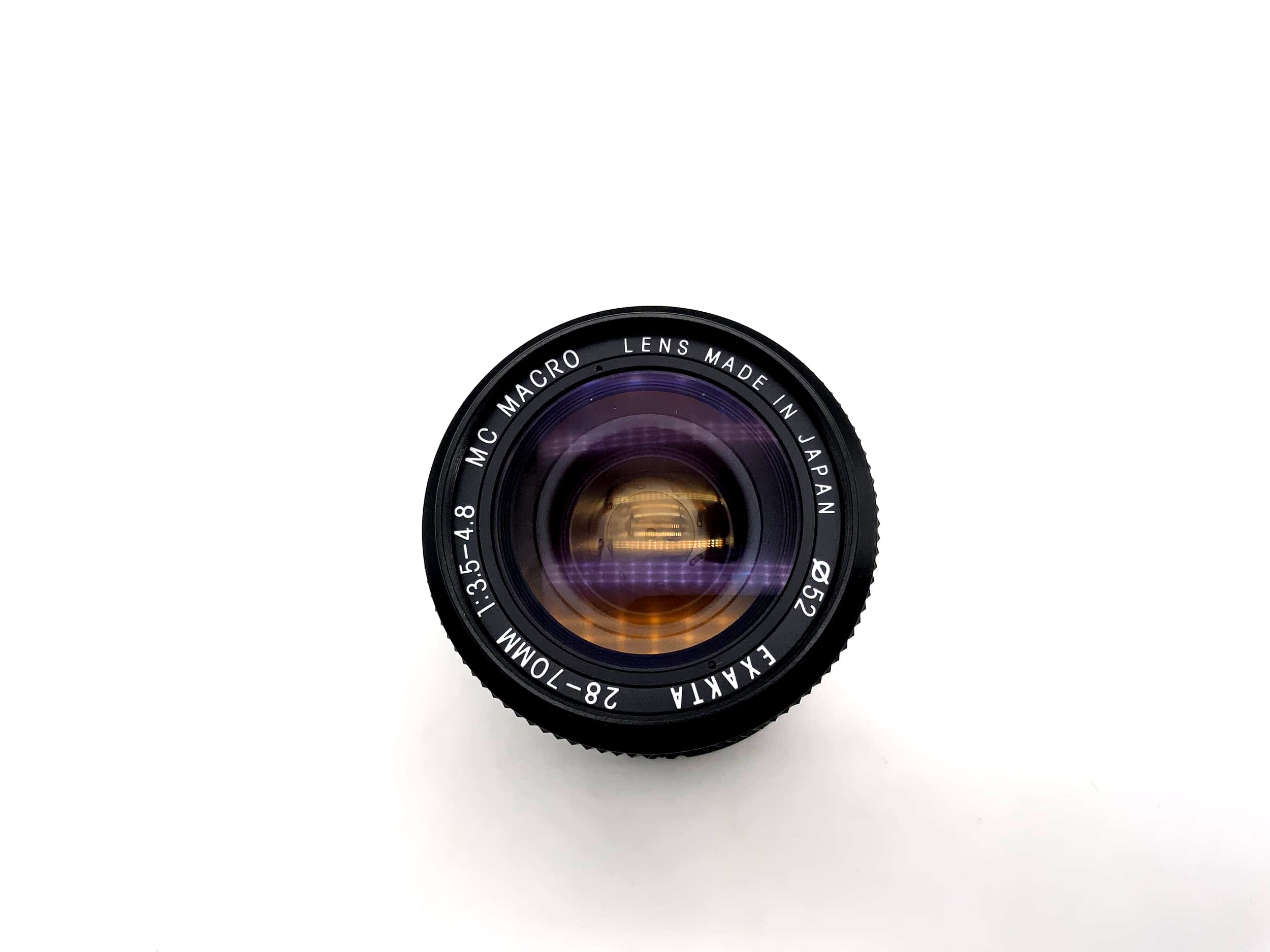 Objectif Exakta 28-70mm 1:3.5-4.8 Objectif macro multicouche pour appareil photo (Pentax K)
