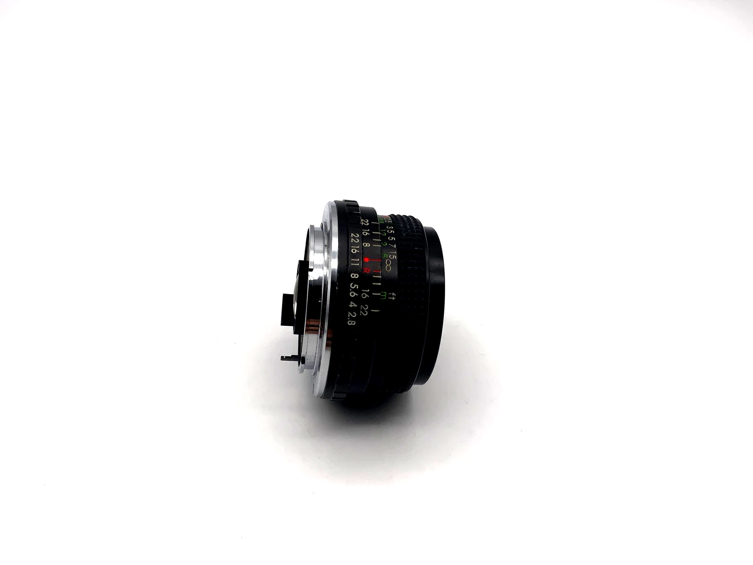 Objectif grand angle Porst 28 mm 1:2.8 multicouche Super WW (Pentax K)