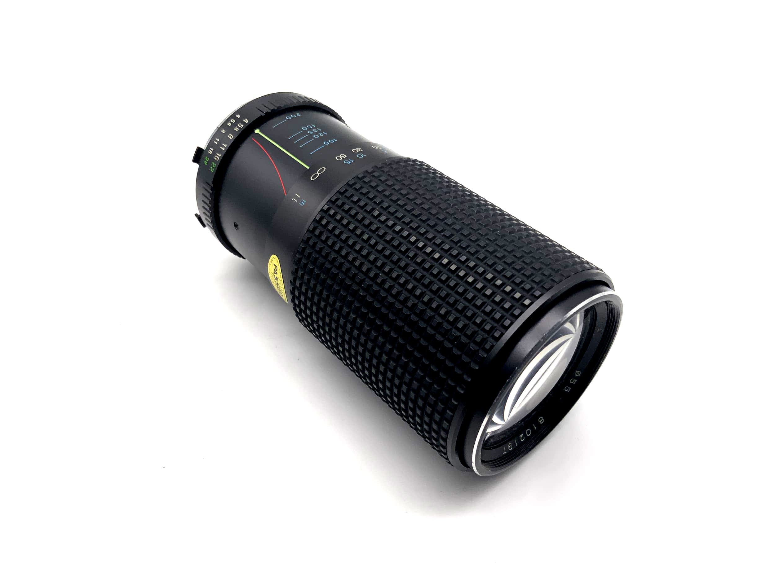 Objectif Tokina 80-200mm 1:4 RMC pour appareil photo (Minolta MD)