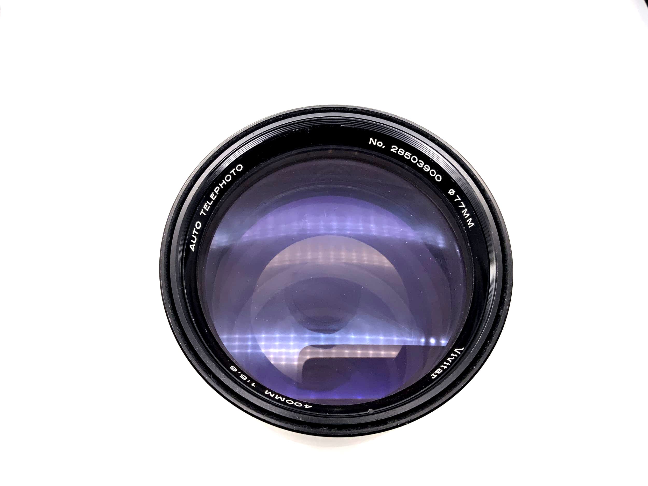 Objectif Vivitar 400 mm 1:5.6 Téléobjectif automatique pour appareil photo (Nikon F)