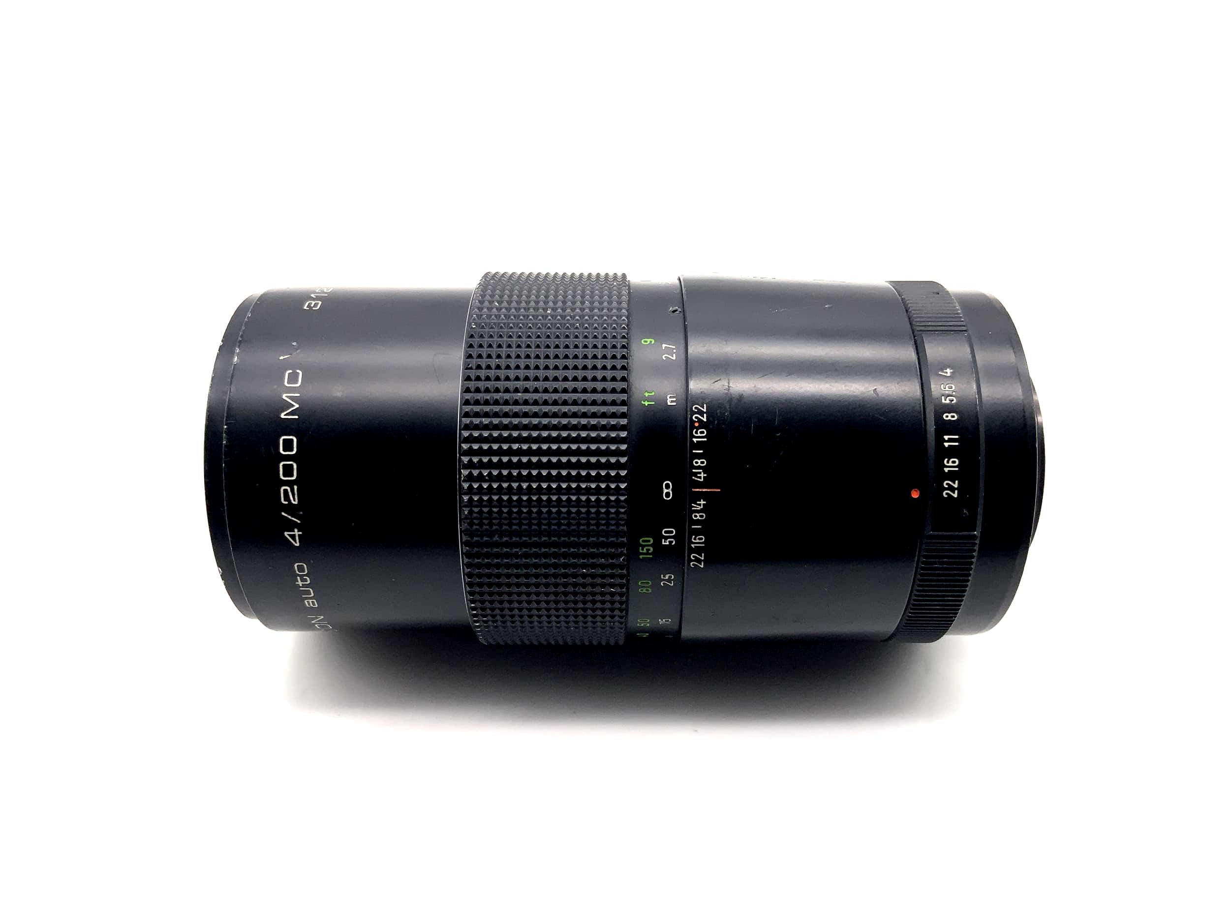 Objectif Pentacon 200 mm 1:4 à traitement multicouche automatique (M42)