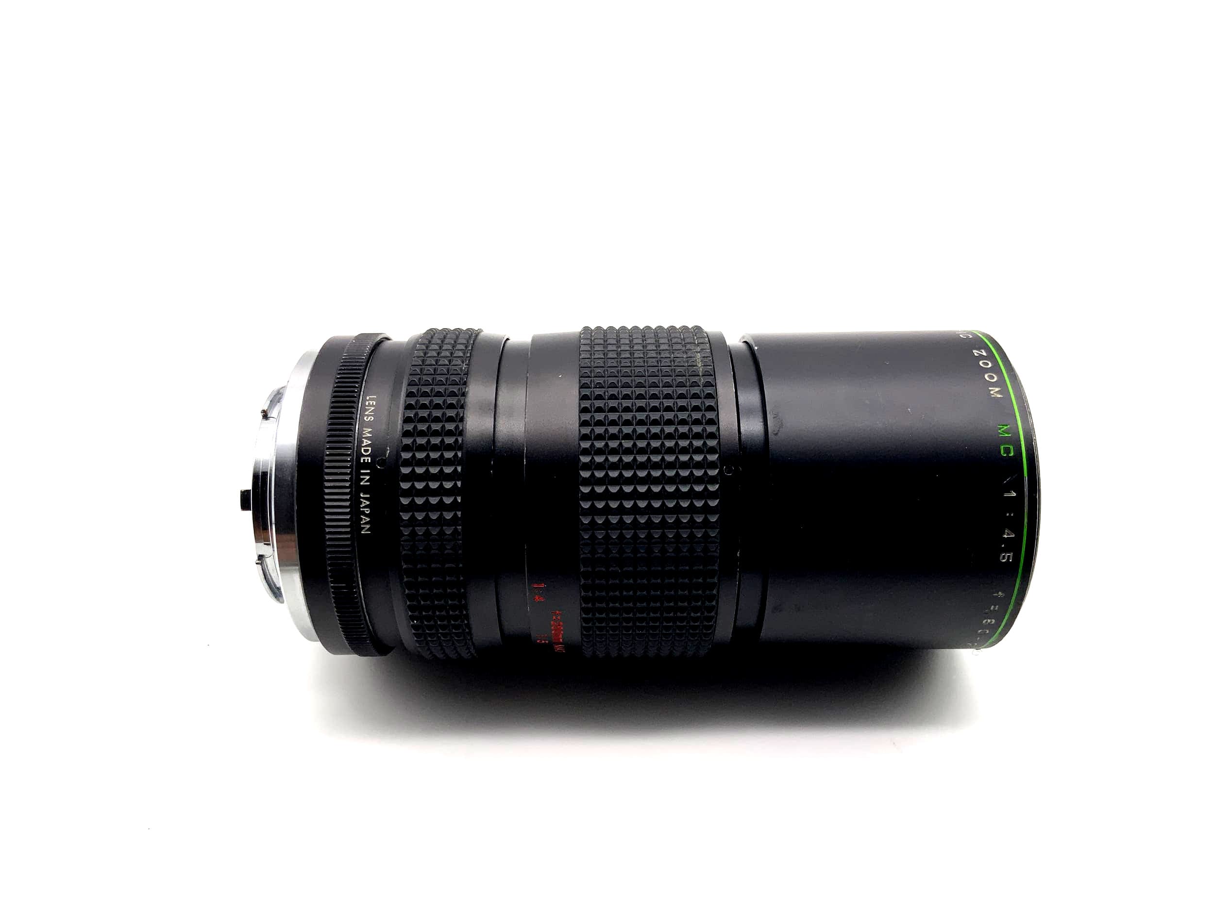 Objectif Hanimex 80-200mm 1:4.5 Zoom automatique MC pour appareil photo (Minolta MD)