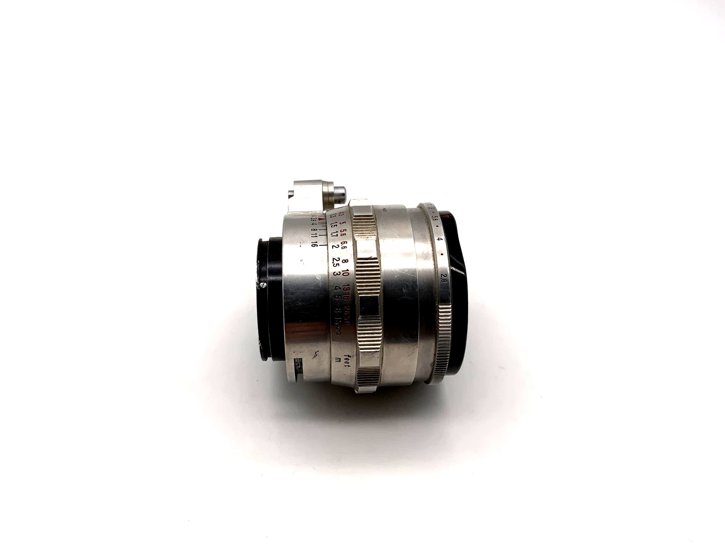 Objectif Carl Zeiss 50 mm 1:2.8 Tessar pour appareil photo (Exa)