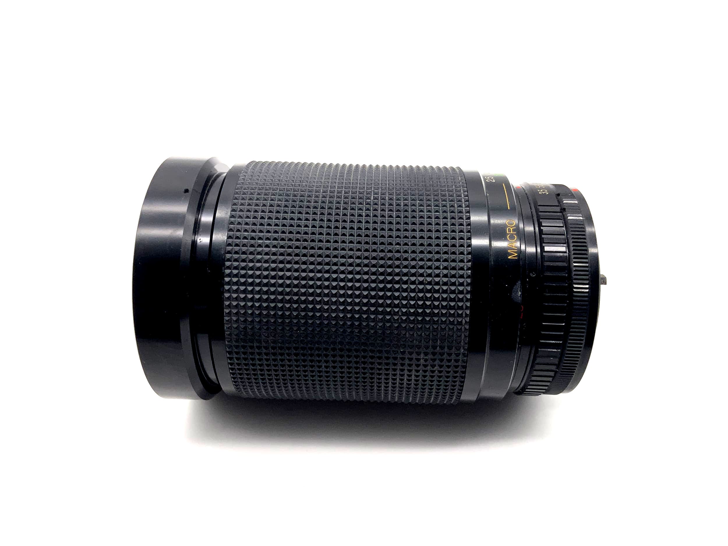 Objectif zoom macro Vivitar 28-200 mm 1:3.5-5.3 MC (Canon FD)