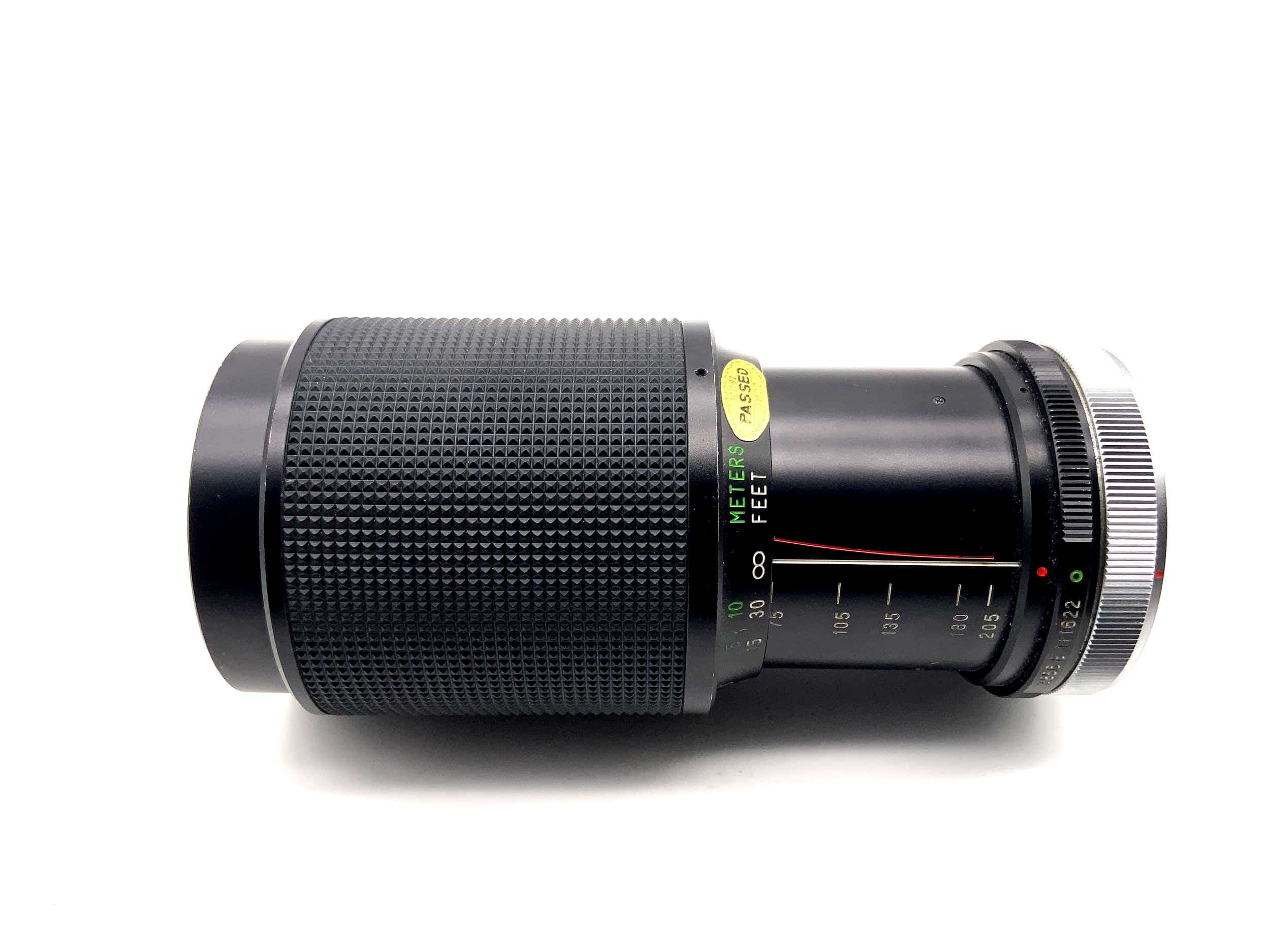 Objectif Vivitar 75-205 mm 1:3.8 à mise au point macro et zoom MC pour appareil photo (Canon FD)