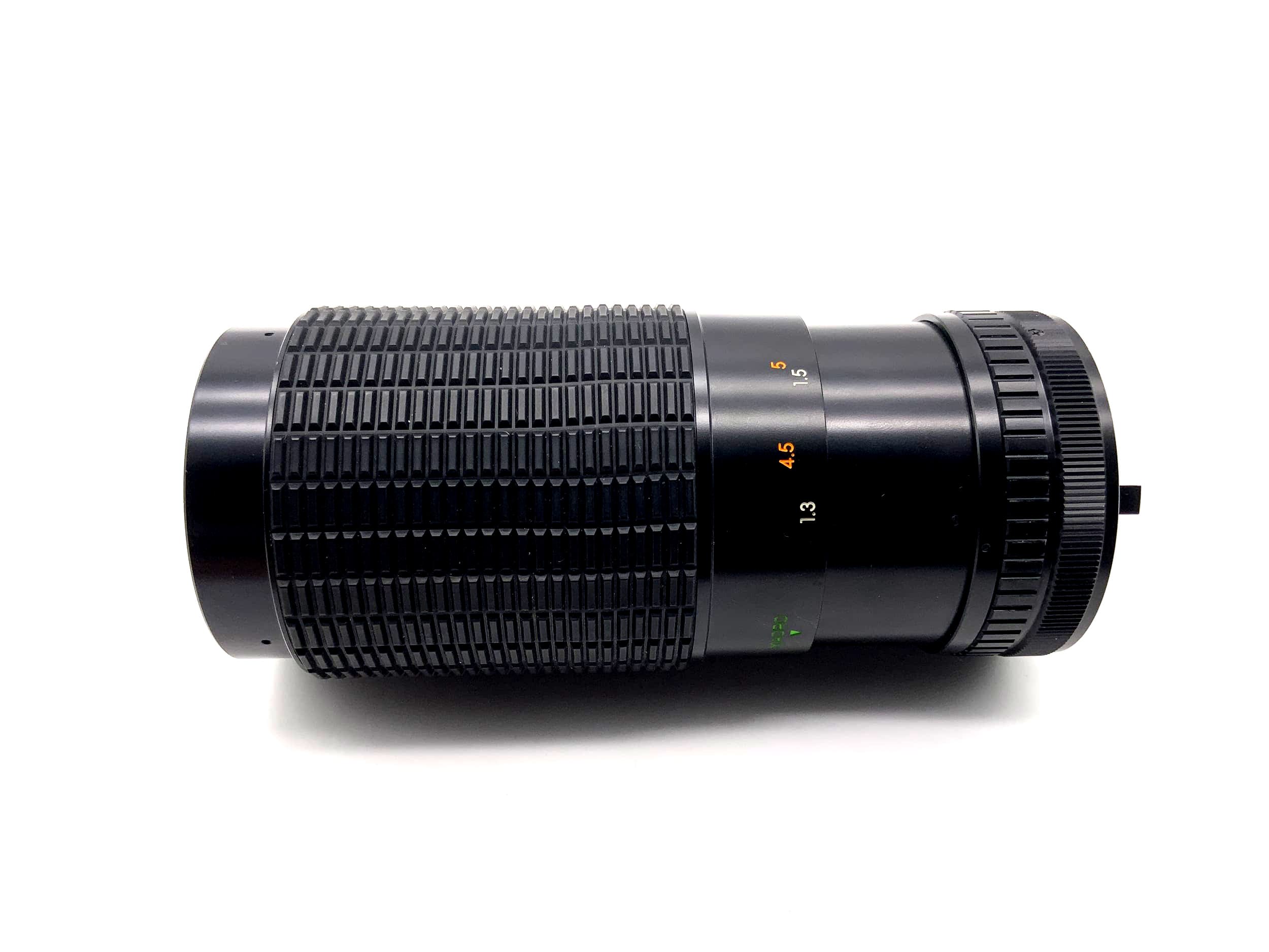Objectif Pallas 80-200 mm 1:4.5 à zoom automatique et traitement multicouche (Canon FD)