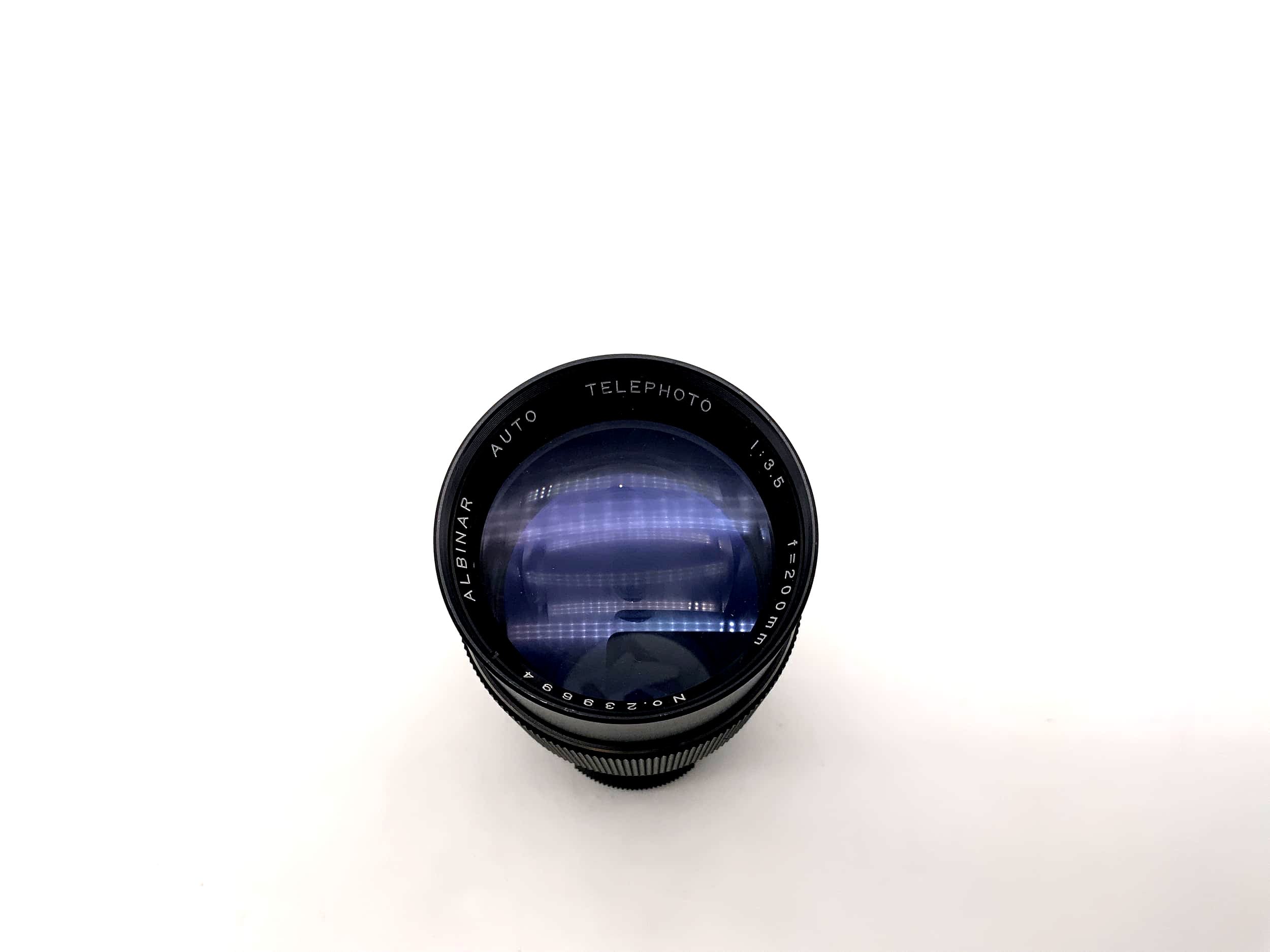 Objectif Albinar 200 mm 1:3.5 Téléobjectif automatique pour appareil photo (M42)