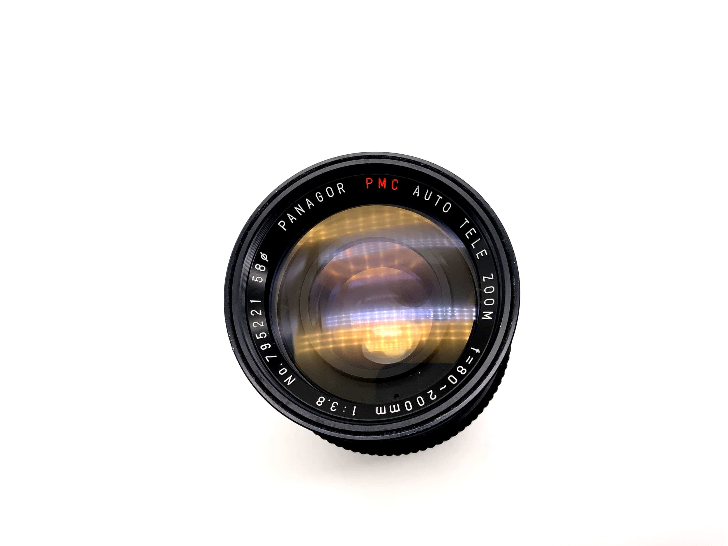 Objectif Panagor 80-200 mm 1:3.8 PMC Téléobjectif zoom automatique pour appareil photo (Canon FD)