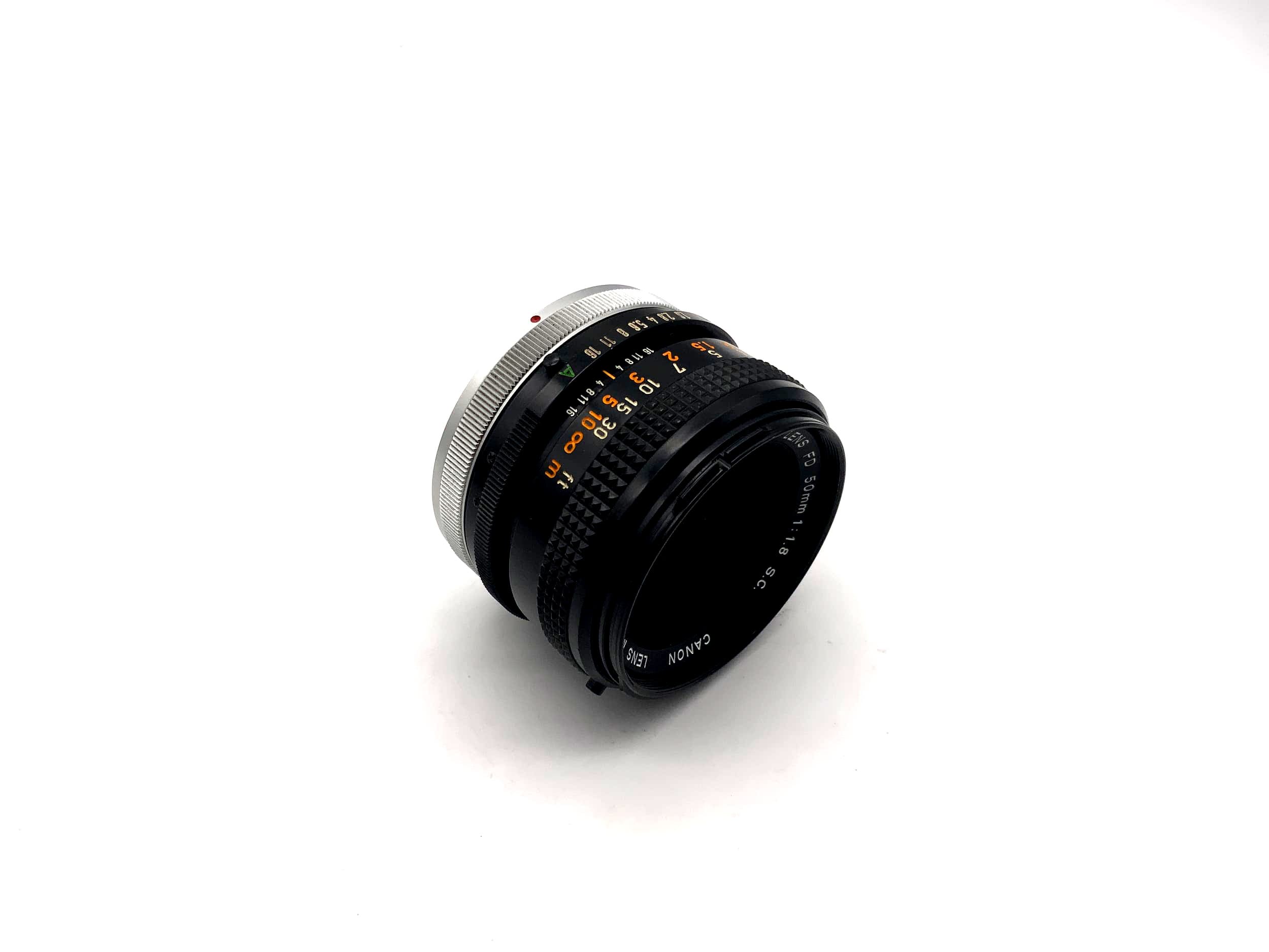 Canon 1:1.8 50mm lens SC camera lens (Canon FD)