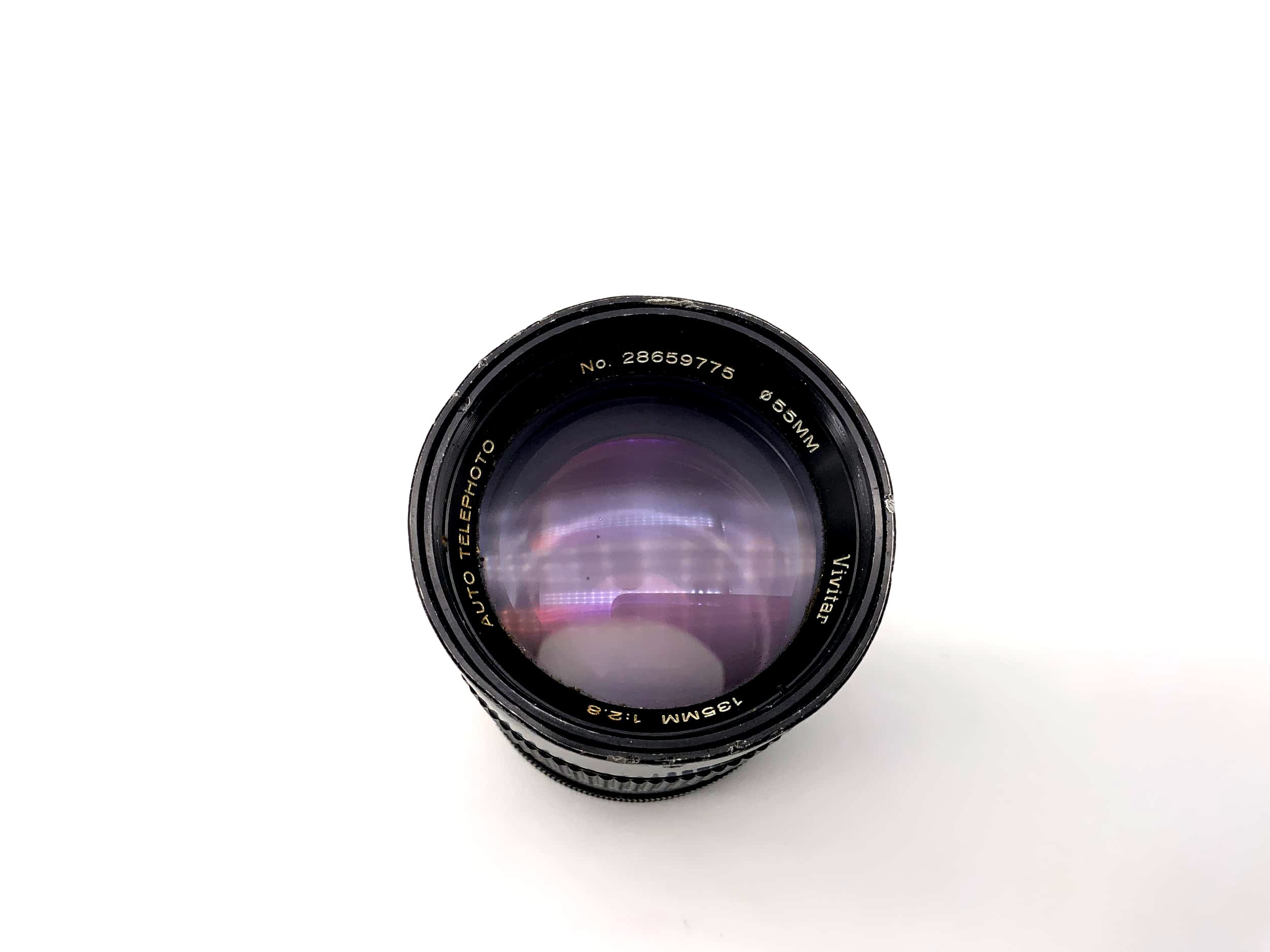Vivitar 1:2.8 135mm Lens Auto Telephoto Camera Lens (Canon FD)